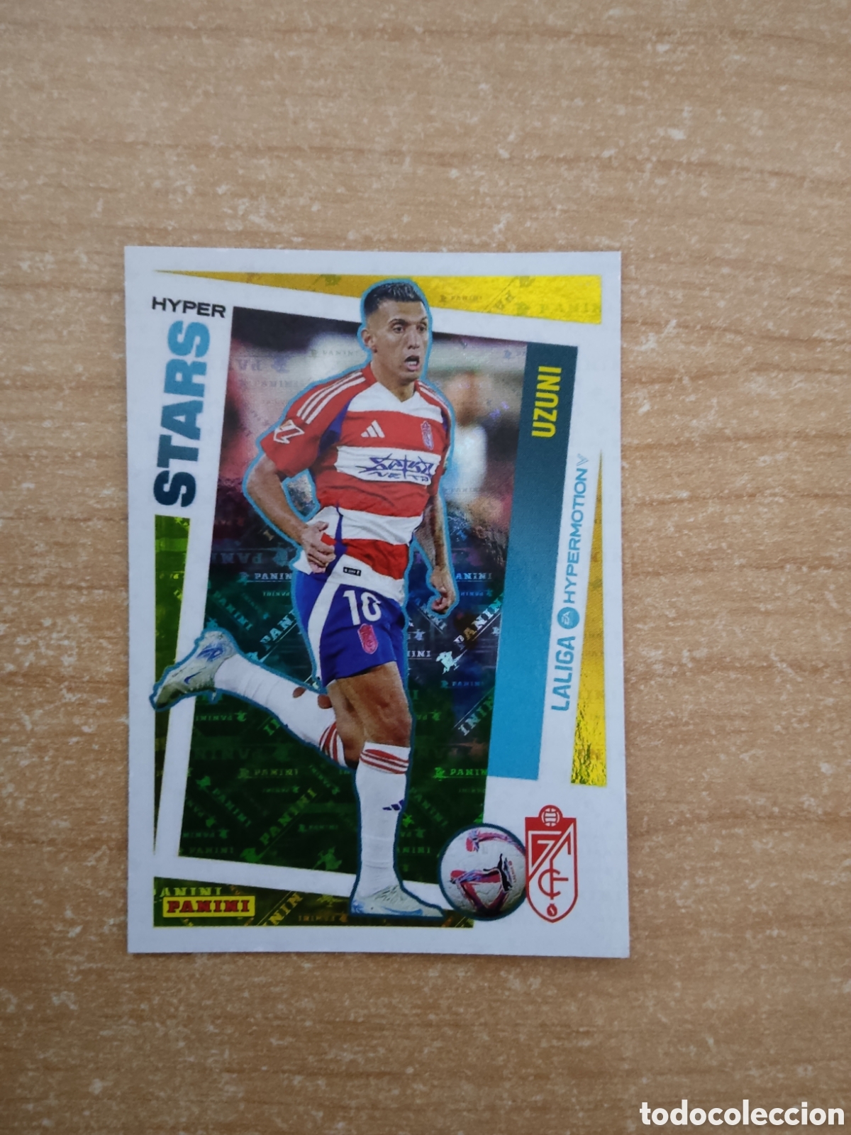 Cromos de f&uacute;tbol: 464 UZUNI GRANADA HYPERSTARS LIGA HYPERMOTION 2024 2025