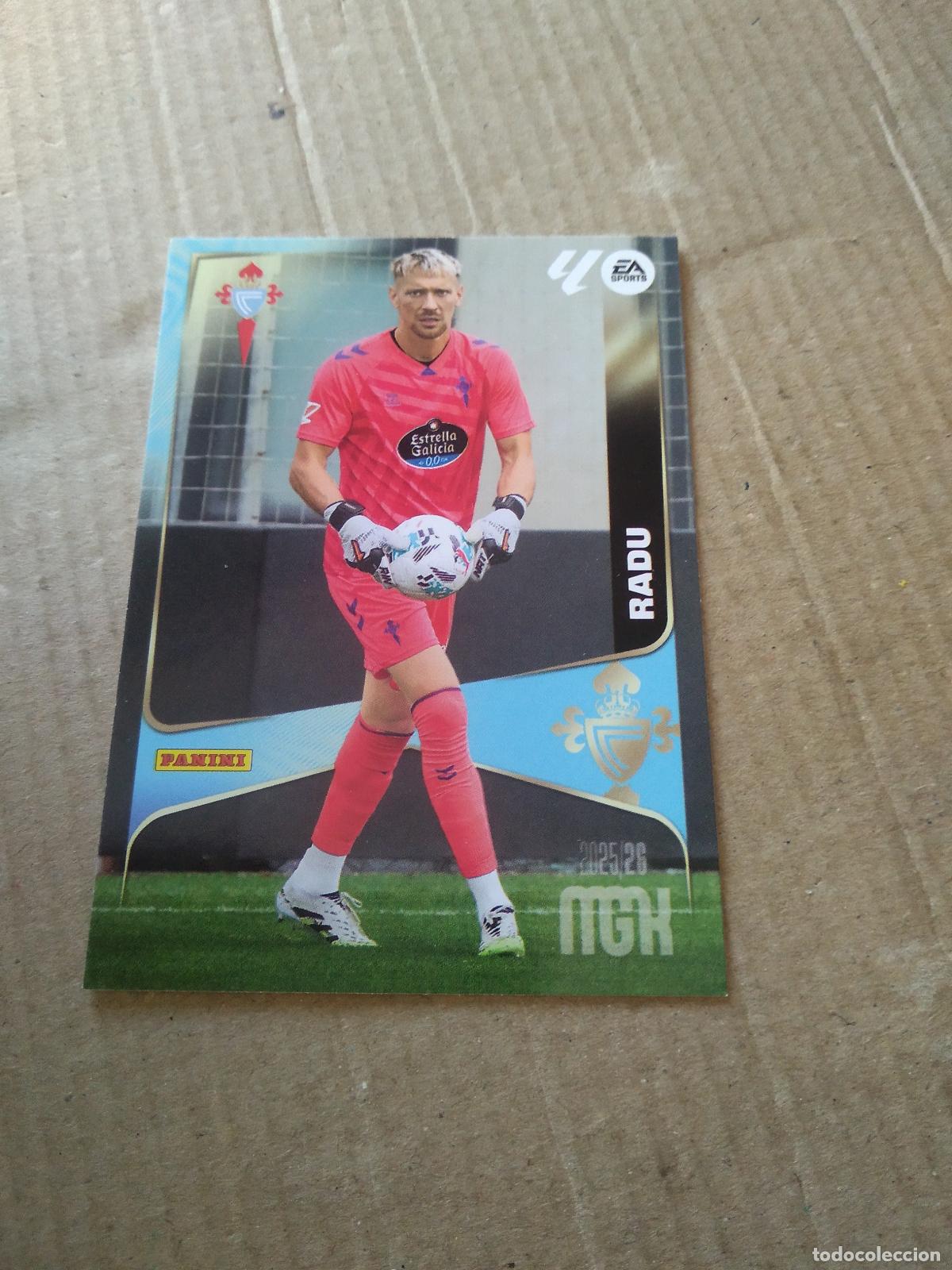 Cromos de f&uacute;tbol: 110 RADU CELTA DE VIGO CROMO FUTBOL PANINI LIGA MGKS 25-26 MEGACRACKS 2025-2026
