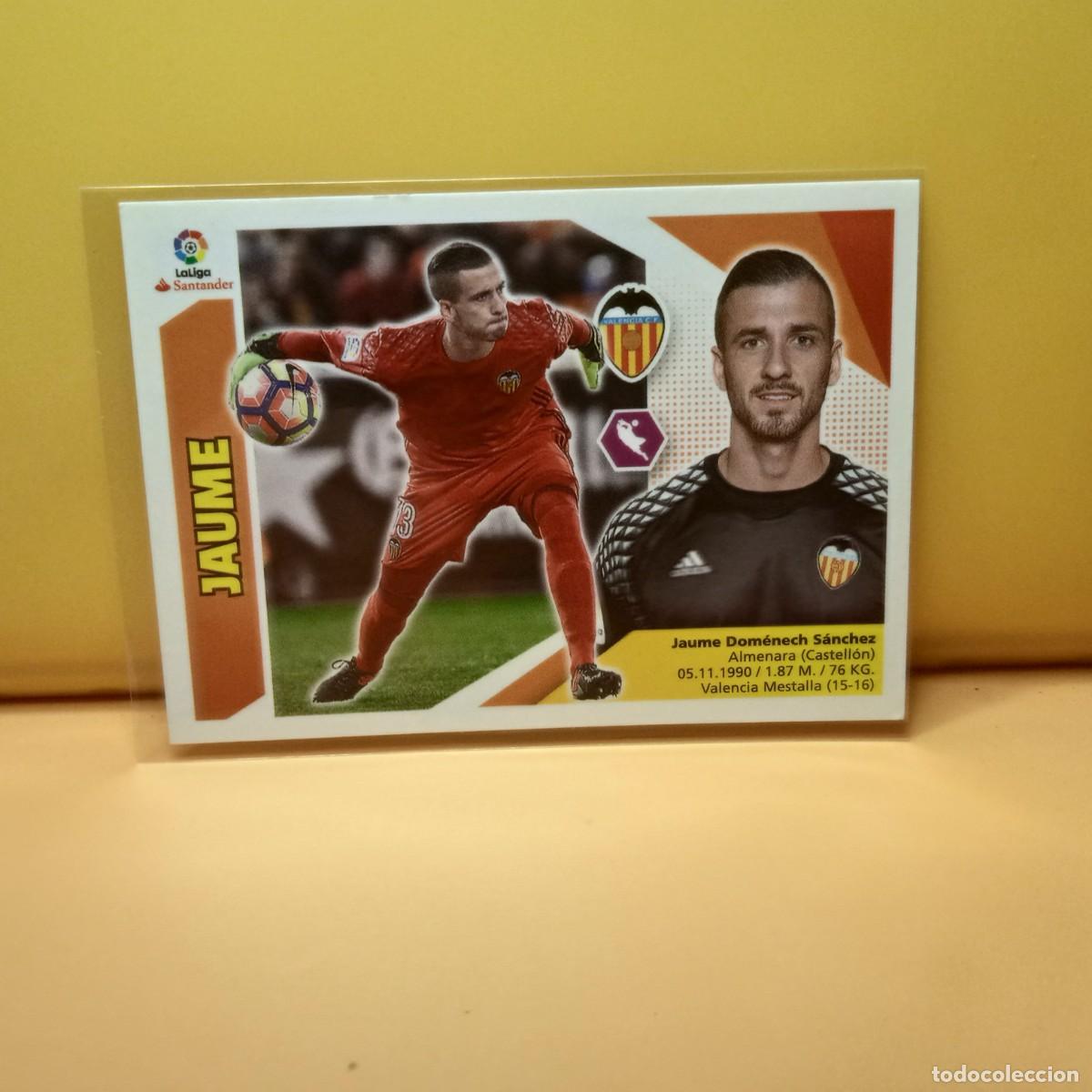 Cromos de f&uacute;tbol: EDICIONES ESTE 2017 2018 17 18 VALENCIA C.F JAUME 2