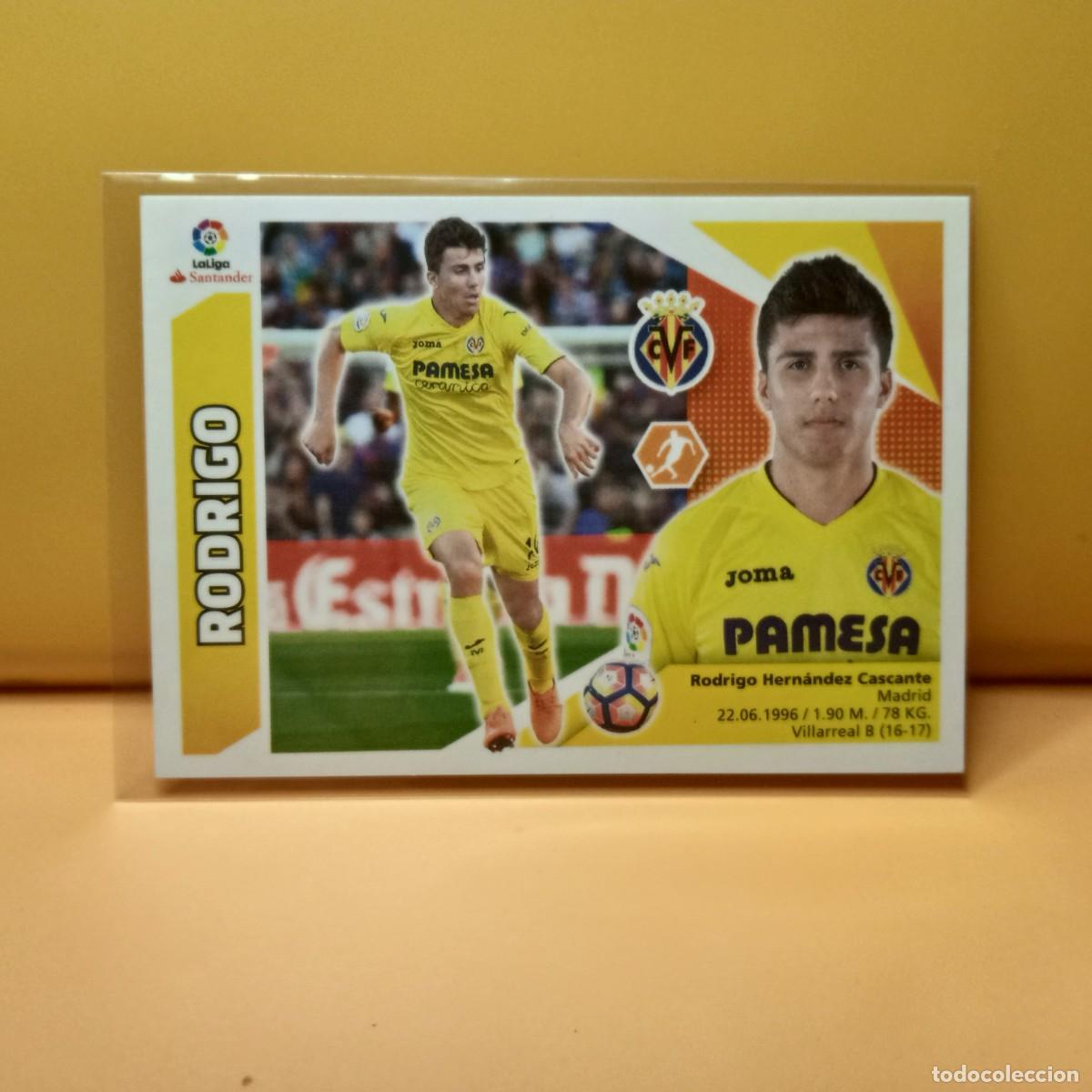 Cromos de f&uacute;tbol: EDICIONES ESTE 2017 2018 17 18 VILLARREAL C.F RODRIGO 10A 10 A