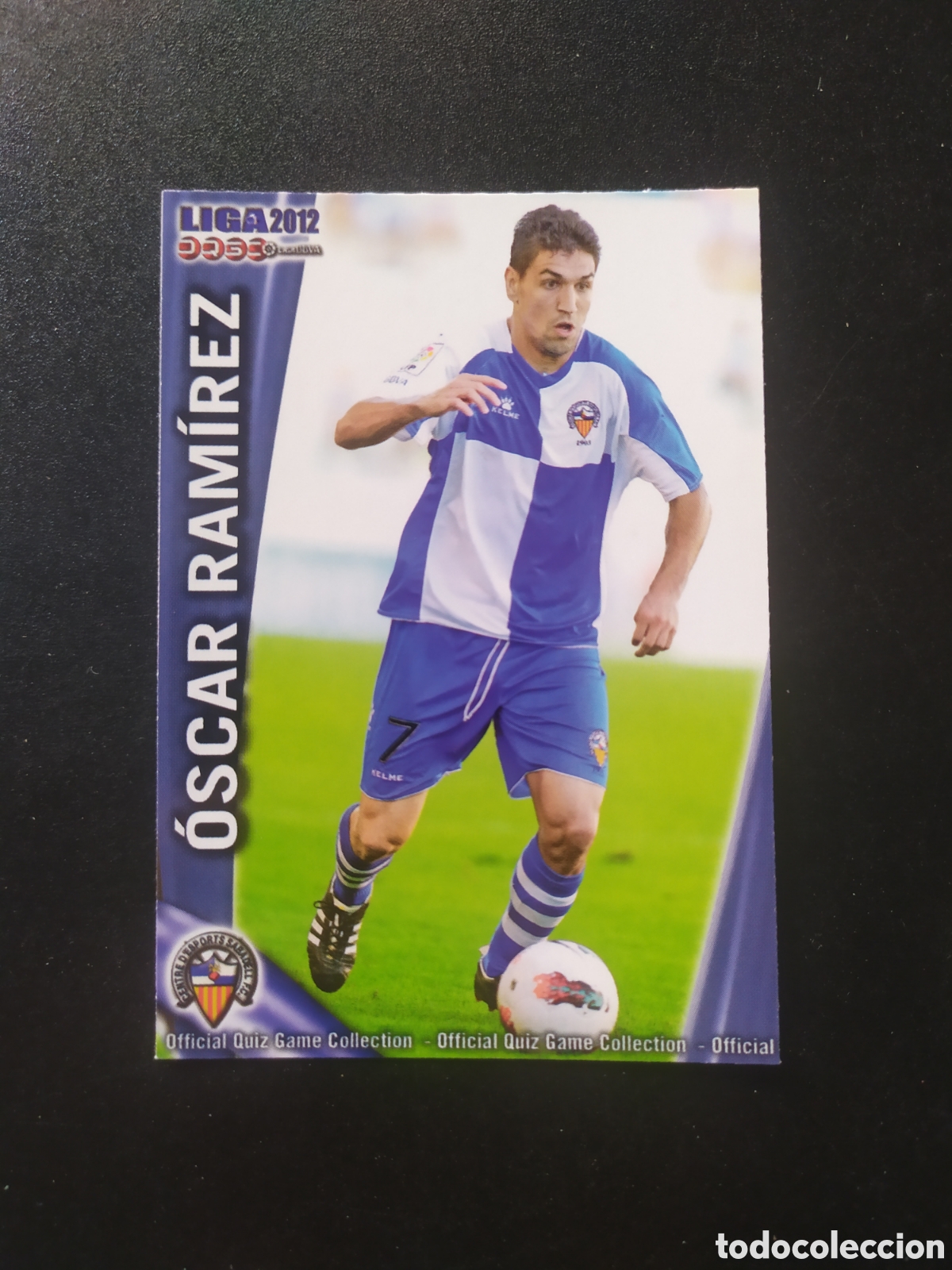 Cromos de f&uacute;tbol: Mundicromo fichas Liga 2011 2012 11 12 Oscar Ram&iacute;rez n&deg; 1097 Sabadell