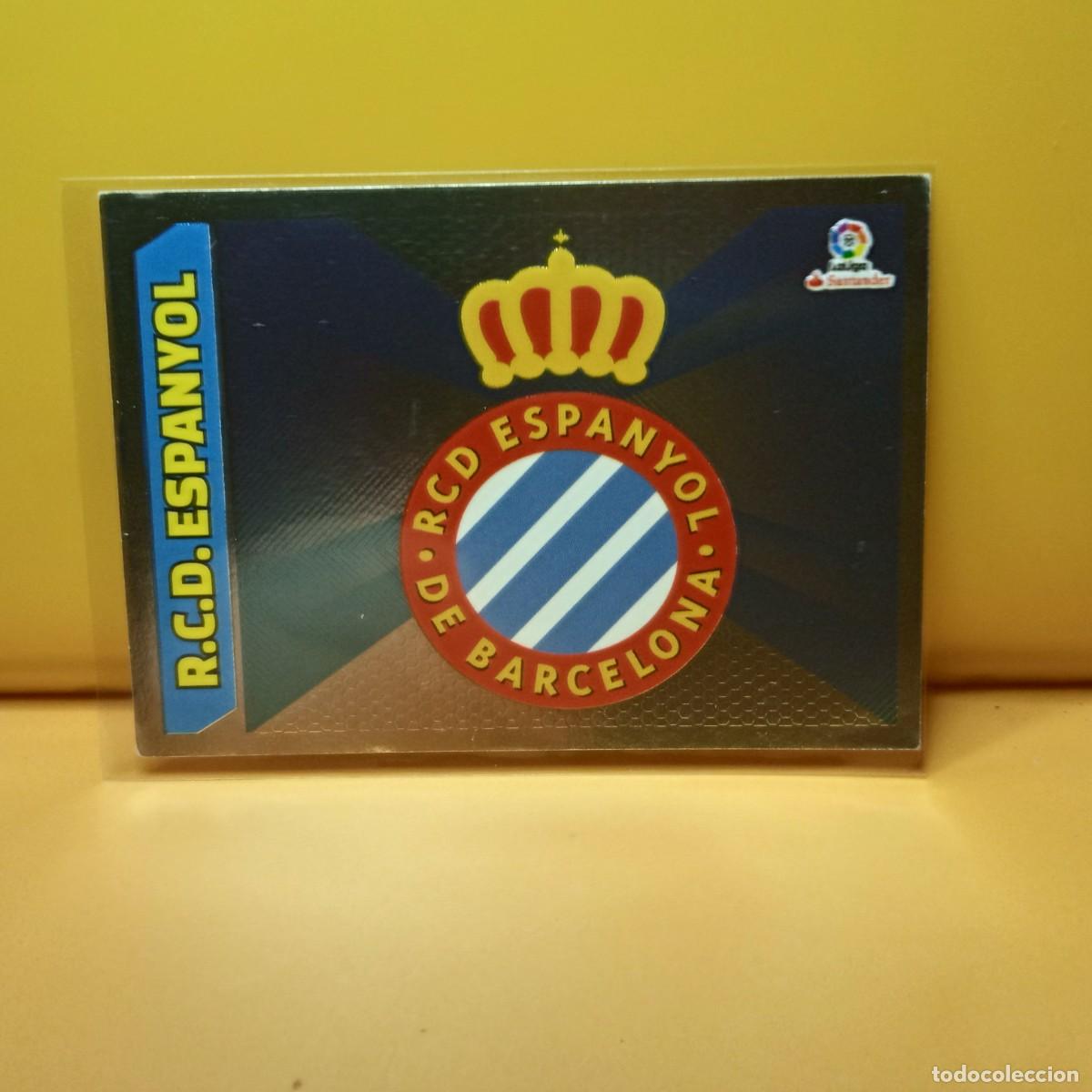 Cromos de f&uacute;tbol: EDICIONES ESTE 2017 2018 17 18 R.C.D ESPANYOL ESCUDO 17