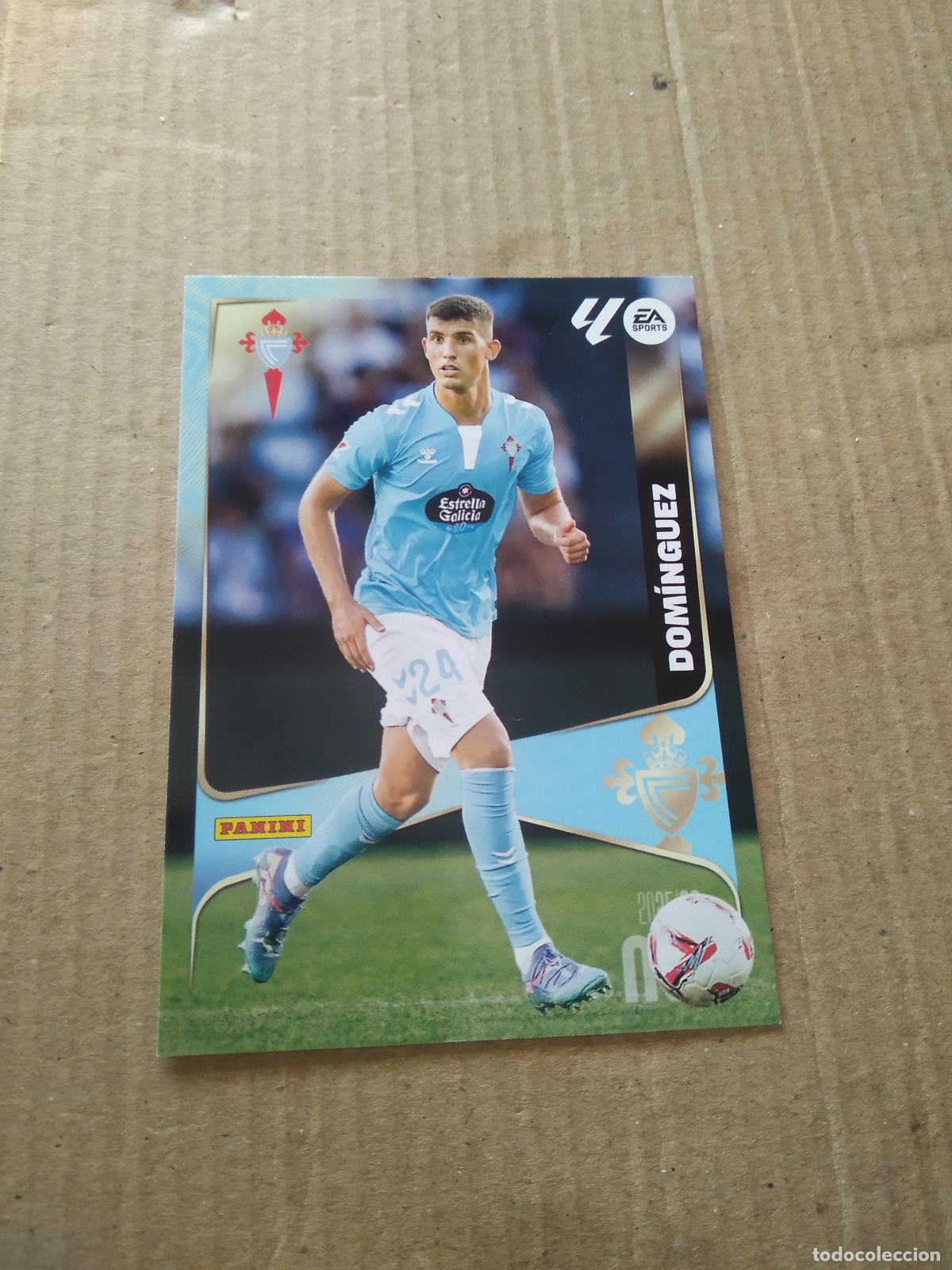 Cromos de f&uacute;tbol: 114 DOMINGUEZ CELTA DE VIGO CROMO FUTBOL PANINI LIGA MGKS 25-26 MEGACRACKS 2025-2026