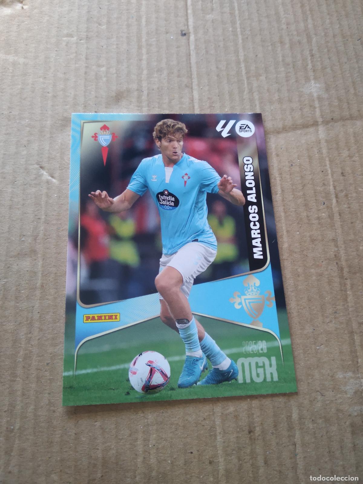Cromos de f&uacute;tbol: 117 MARCOS ALONSO CELTA DE VIGO CROMO FUTBOL PANINI LIGA MGKS 25-26 MEGACRACKS 2025-2026