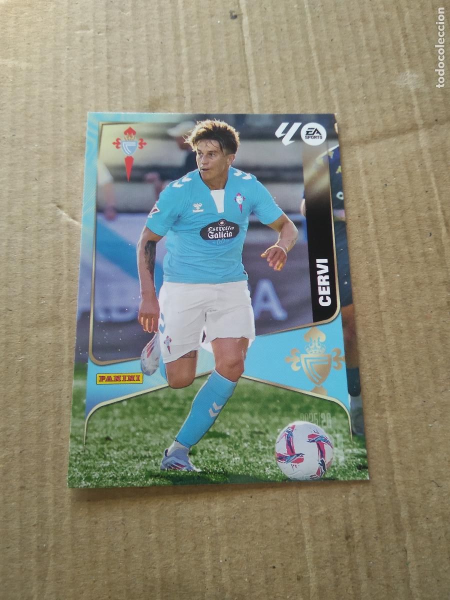 Cromos de f&uacute;tbol: 123 CERVI CELTA DE VIGO CROMO FUTBOL PANINI LIGA MGKS 25-26 MEGACRACKS 2025-2026