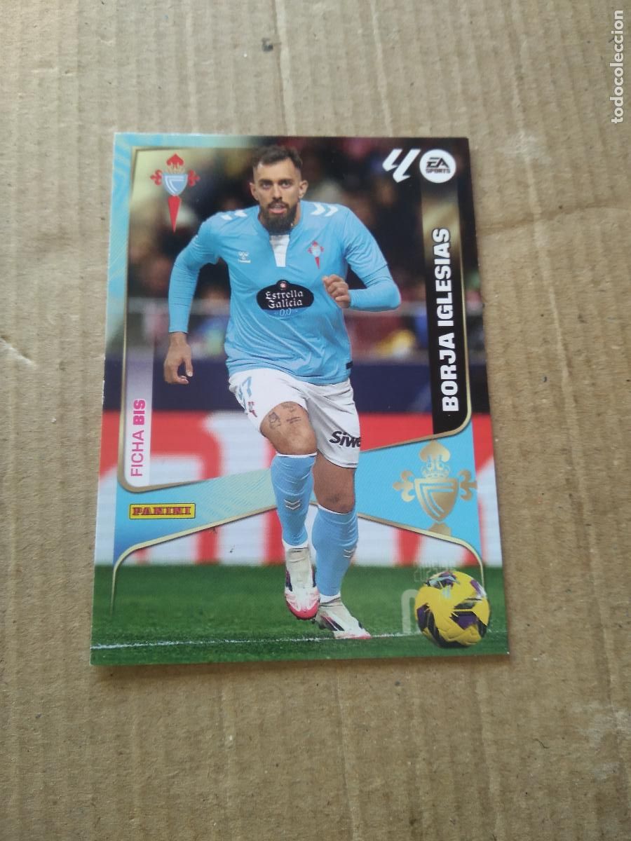Cromos de f&uacute;tbol: 123 BIS BORJA IGLESIAS CELTA DE VIGO CROMO FUTBOL PANINI LIGA MGKS 25-26 MEGACRACKS 2025-2026