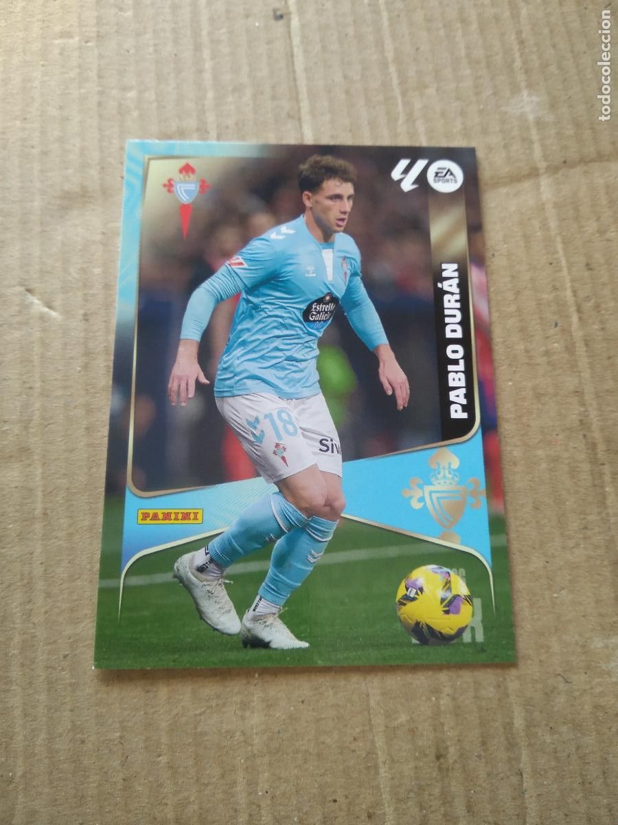 Cromos de f&uacute;tbol: 124 PABLO DURAN CELTA DE VIGO CROMO FUTBOL PANINI LIGA MGKS 25-26 MEGACRACKS 2025-2026