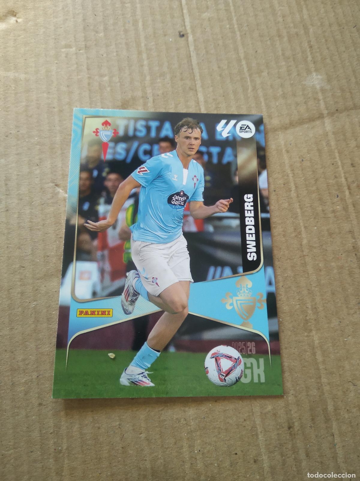 Cromos de f&uacute;tbol: 125 SWEDBERG CELTA DE VIGO CROMO FUTBOL PANINI LIGA MGKS 25-26 MEGACRACKS 2025-2026