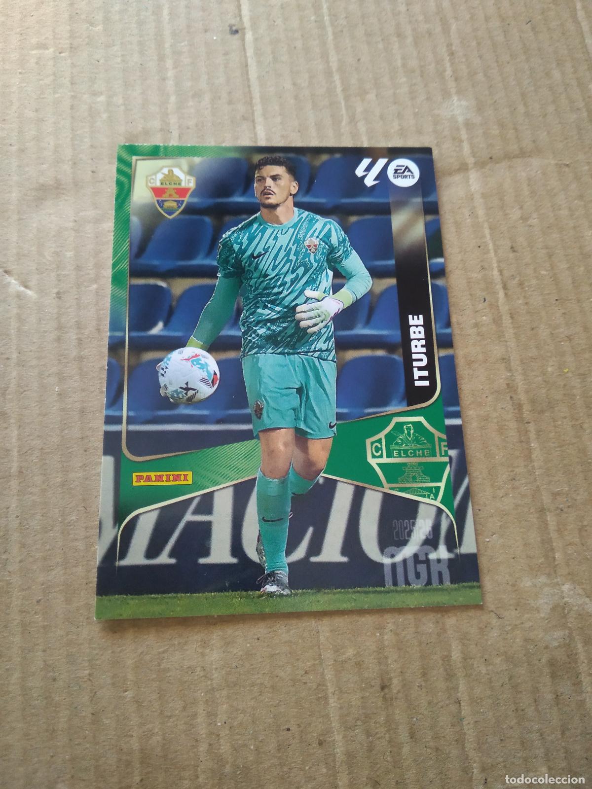 Cromos de f&uacute;tbol: 129 ITURBE ELCHE CROMO FUTBOL PANINI LIGA MGKS 25-26 MEGACRACKS 2025-2026
