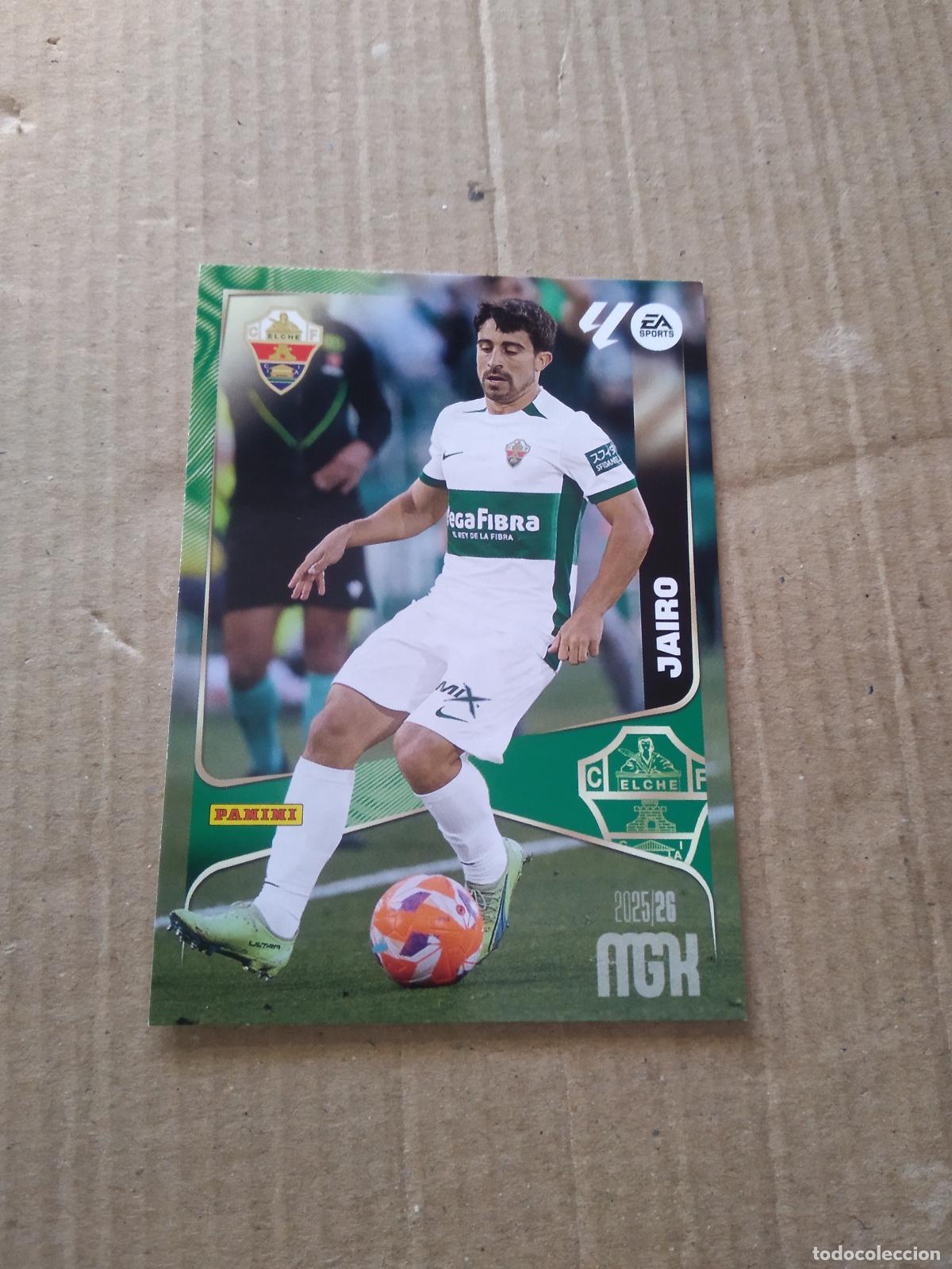 Cromos de f&uacute;tbol: 135 JAIRO ELCHE CROMO FUTBOL PANINI LIGA MGKS 25-26 MEGACRACKS 2025-2026