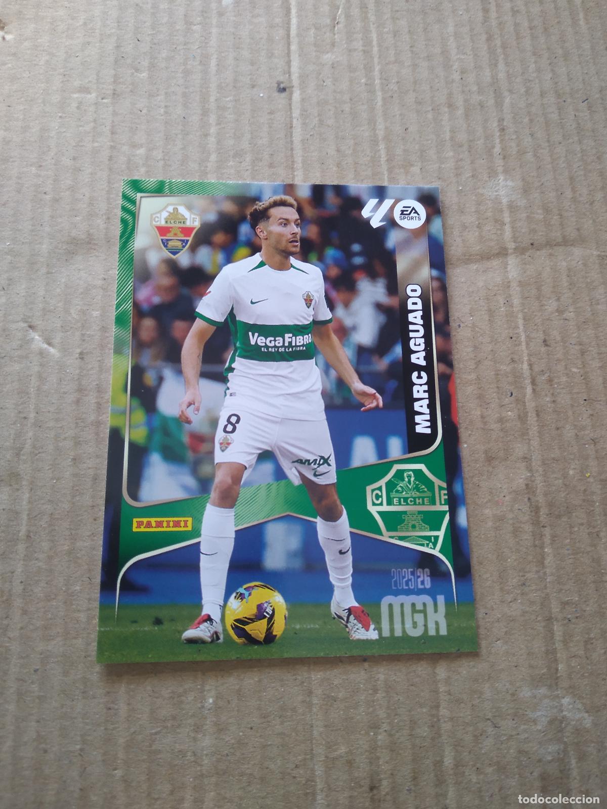 Cromos de f&uacute;tbol: 137 MARC AGUADO ELCHE CROMO FUTBOL PANINI LIGA MGKS 25-26 MEGACRACKS 2025-2026