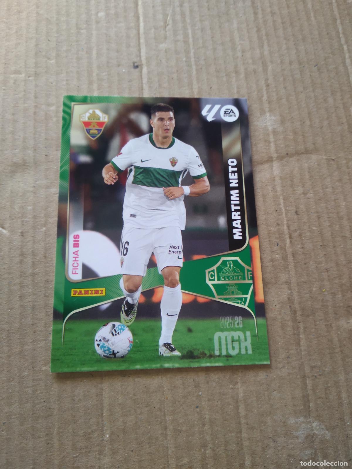 Cromos de f&uacute;tbol: 139 BIS MARTIM NETO ELCHE CROMO FUTBOL PANINI LIGA MGKS 25-26 MEGACRACKS 2025-2026