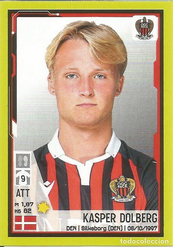 Cromos de f&uacute;tbol: Cromo Sticker Kasper Dolberg - OGC Nice - N&uacute;mero 331 - Foot 2022 22 Ligue 1 Uber Eats - Panini