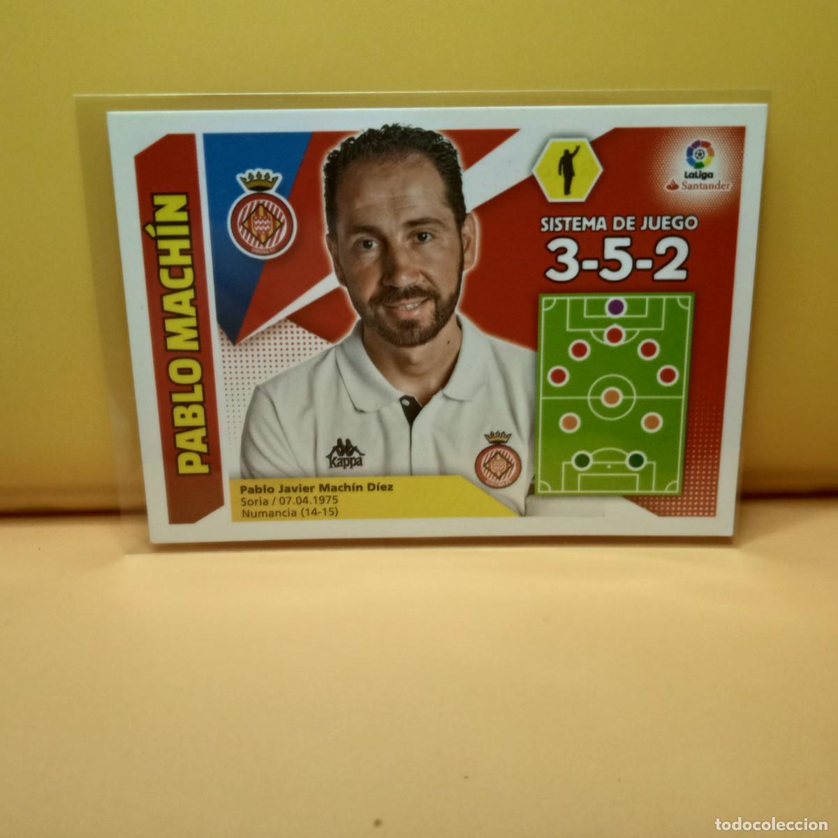 Cromos de f&uacute;tbol: EDICIONES ESTE 2017 2018 17 18 ENTRENADOR GIRONA C.F PABLO MACH&Iacute;N 22