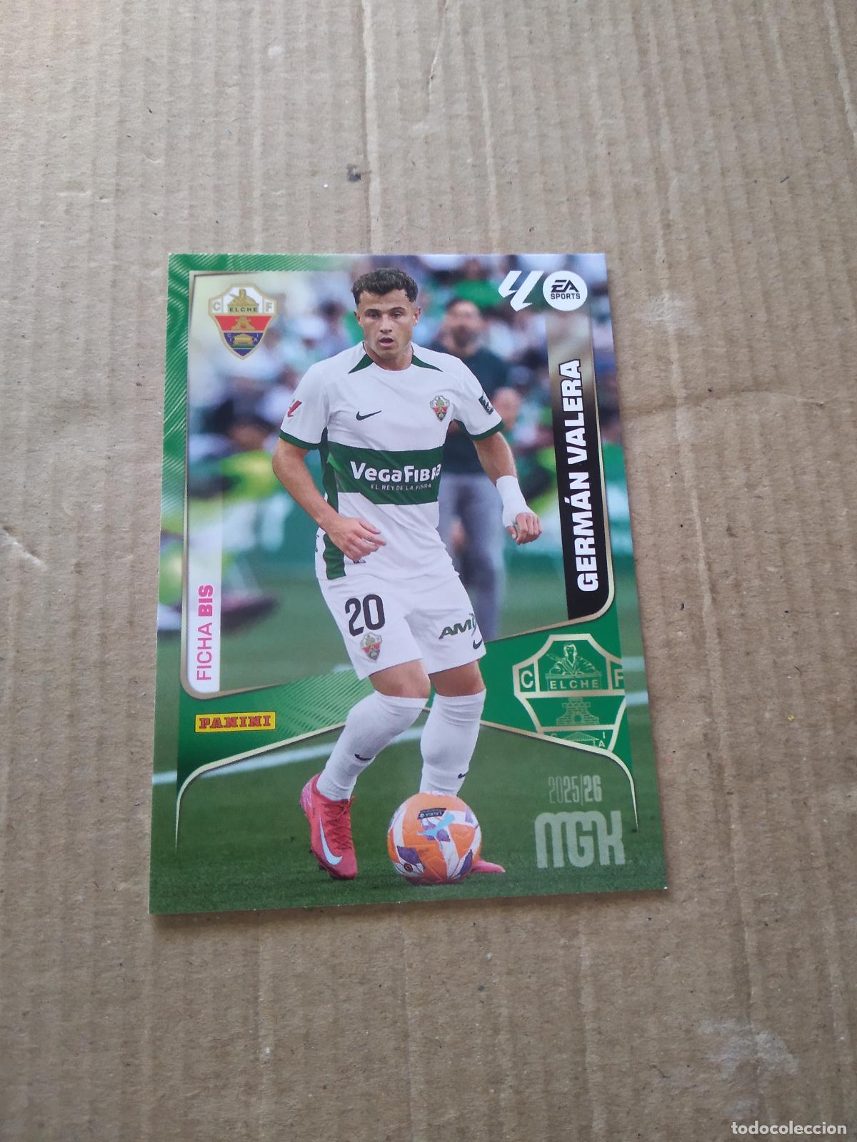Cromos de f&uacute;tbol: 141 BIS GERMAN VARELA ELCHE CROMO FUTBOL PANINI LIGA MGKS 25-26 MEGACRACKS 2025-2026
