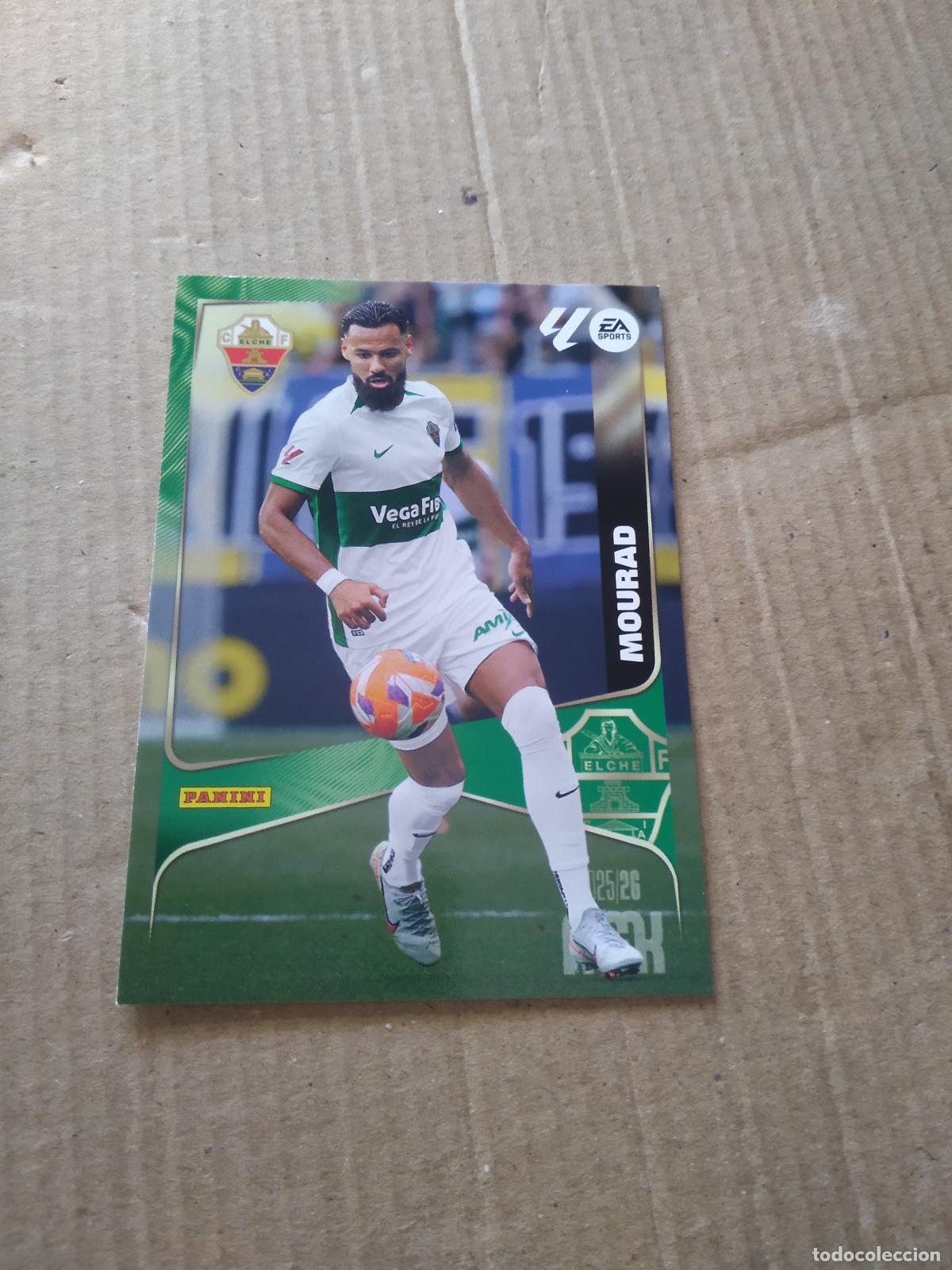 Cromos de f&uacute;tbol: 142 MOURAD ELCHE CROMO FUTBOL PANINI LIGA MGKS 25-26 MEGACRACKS 2025-2026