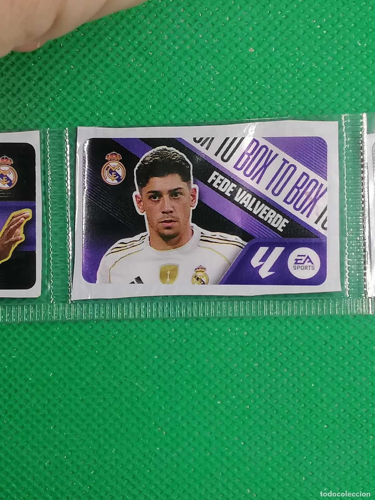 Cromos de f&uacute;tbol: BOX TO BOX FEDE VALVERDE REAL MADRID CHICLES CHICLE SIN PEGAR ⚽ PANINI LIGA ESTE 26 27 2026 2027 ⚽