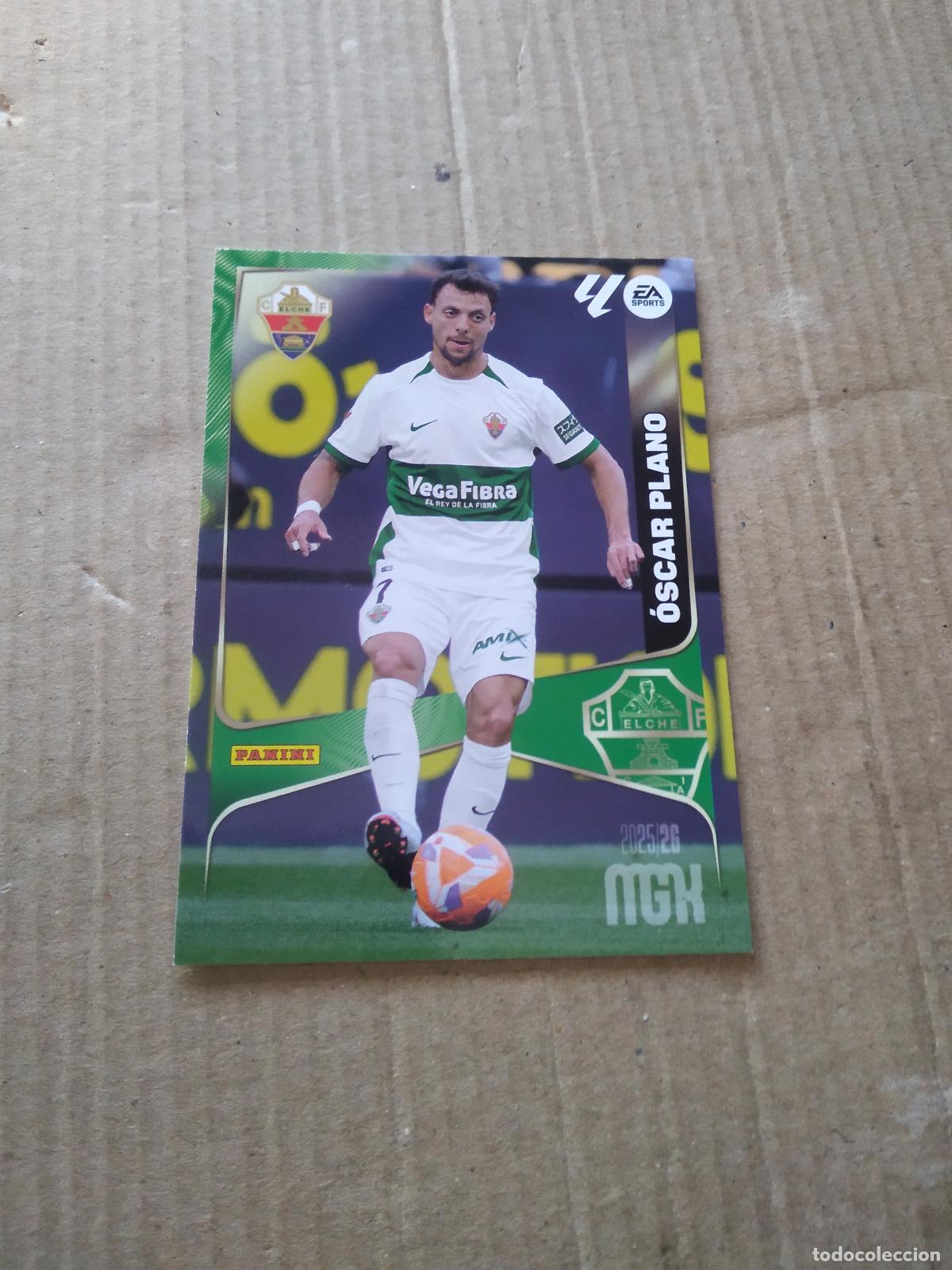 Cromos de f&uacute;tbol: 144 OSCAR PLANO ELCHE CROMO FUTBOL PANINI LIGA MGKS 25-26 MEGACRACKS 2025-2026