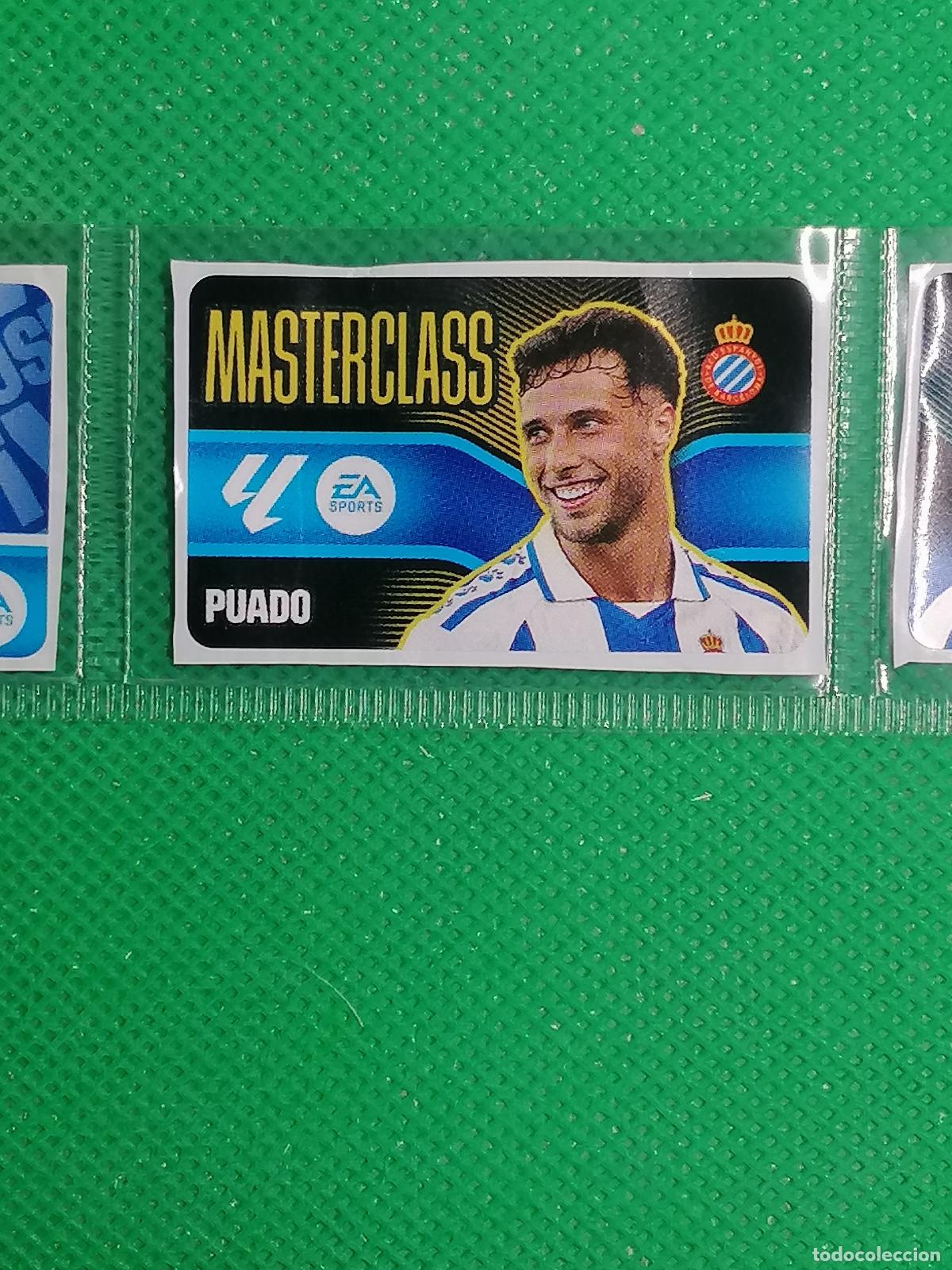 Cromos de f&uacute;tbol: MASTERCLASS PUADO ESPANYOL CHICLES CHICLE SIN PEGAR ⚽ PANINI LIGA ESTE 26 27 2026 2027 ⚽