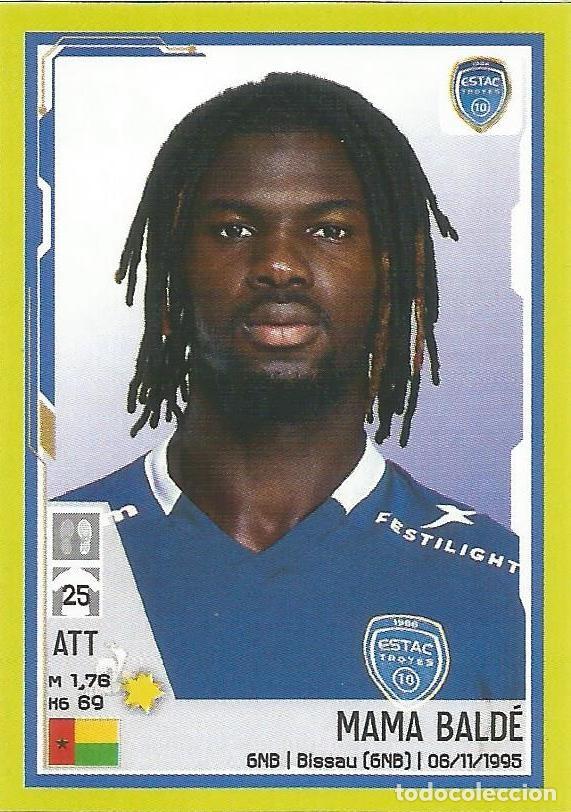 Cromos de f&uacute;tbol: Cromo Sticker Mama Bald&eacute; - ESTAC Troyes - N&uacute;mero 475 - Foot 2022 22 Ligue 1 Uber Eats - Panini