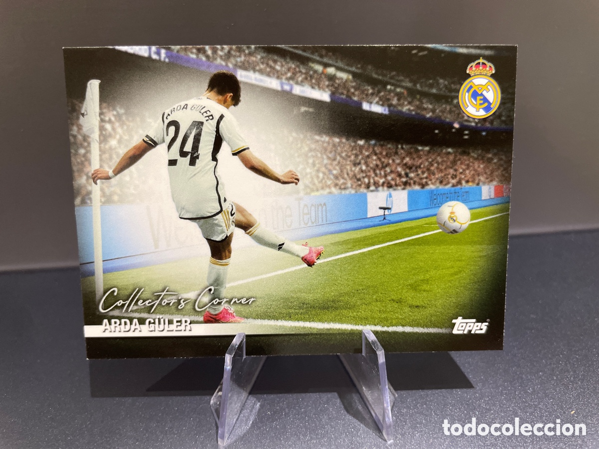 Cromos de f&uacute;tbol: Arda Guler 38 Collector&rsquo;s Corner Topps Team Set Real Madrid 2025-26
