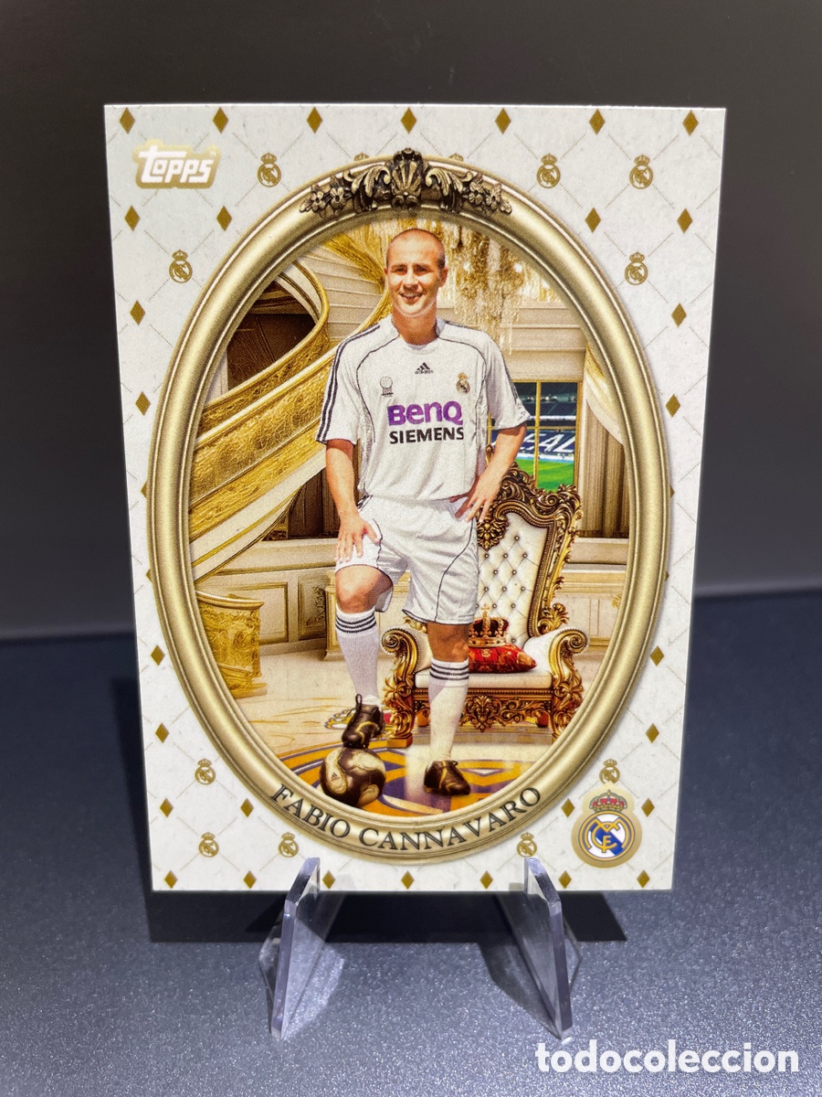 Cromos de f&uacute;tbol: Cannavaro 49 King Topps Team Set Real Madrid 2025-26