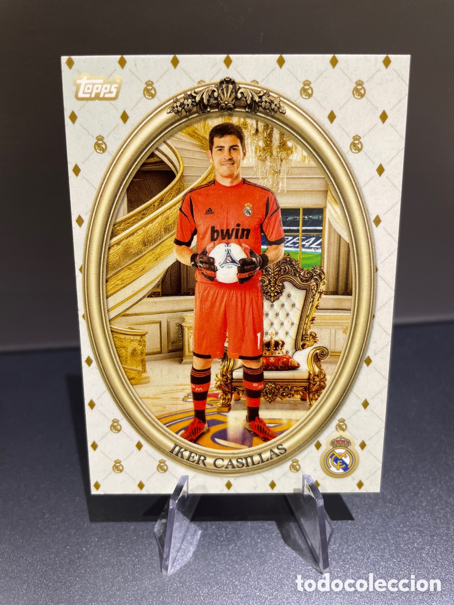 Cromos de f&uacute;tbol: Iker Casillas 48 King Topps Team Set Real Madrid 2025-26