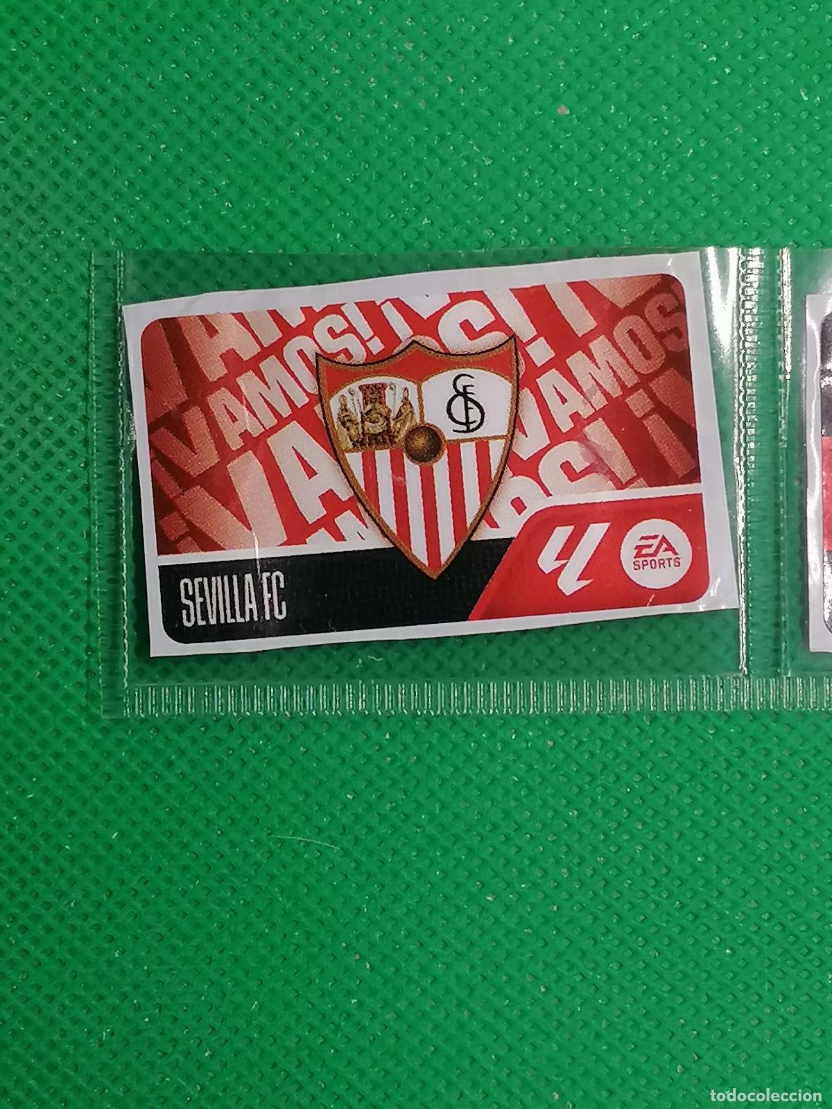 Cromos de f&uacute;tbol: ESCUDO SEVILLA CHICLES CHICLE SIN PEGAR ⚽ PANINI LIGA ESTE 26 27 2026 2027 ⚽