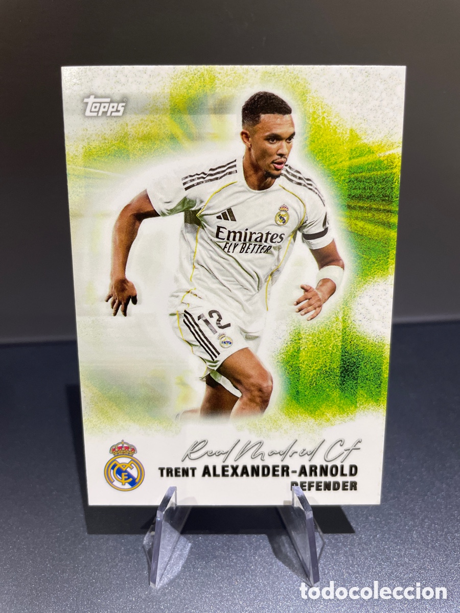 Cromos de f&uacute;tbol: Alexander-Arnold 27 Pitch Pursuits Topps Team Set Real Madrid 2025-26