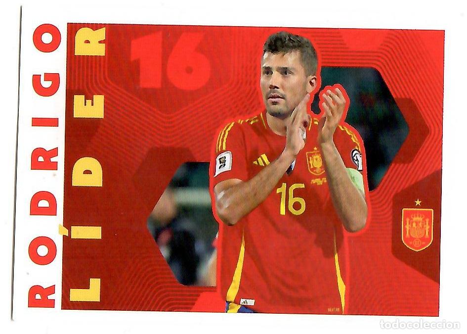 Cromos de f&uacute;tbol: Rodrigo, Lider, n&ordm; 68: Cromo del album Espa&ntilde;a 2026, Carrefour
