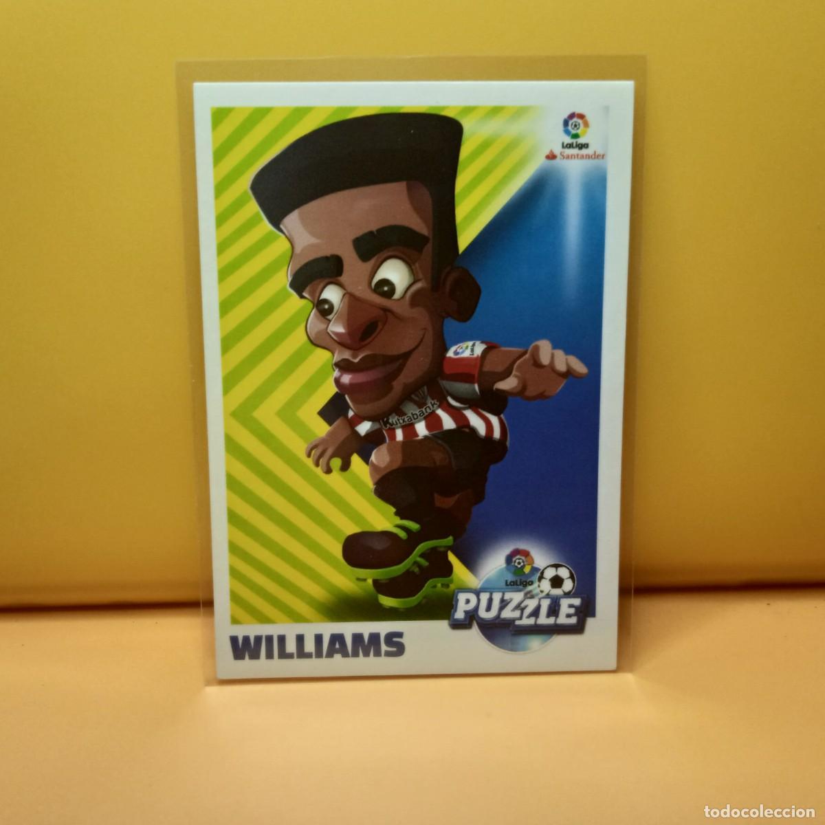 Cromos de f&uacute;tbol: EDICIONES ESTE 2017 2018 17 18 PUZZLE 1 WILLIANS ATHLETIC DE BILBAO