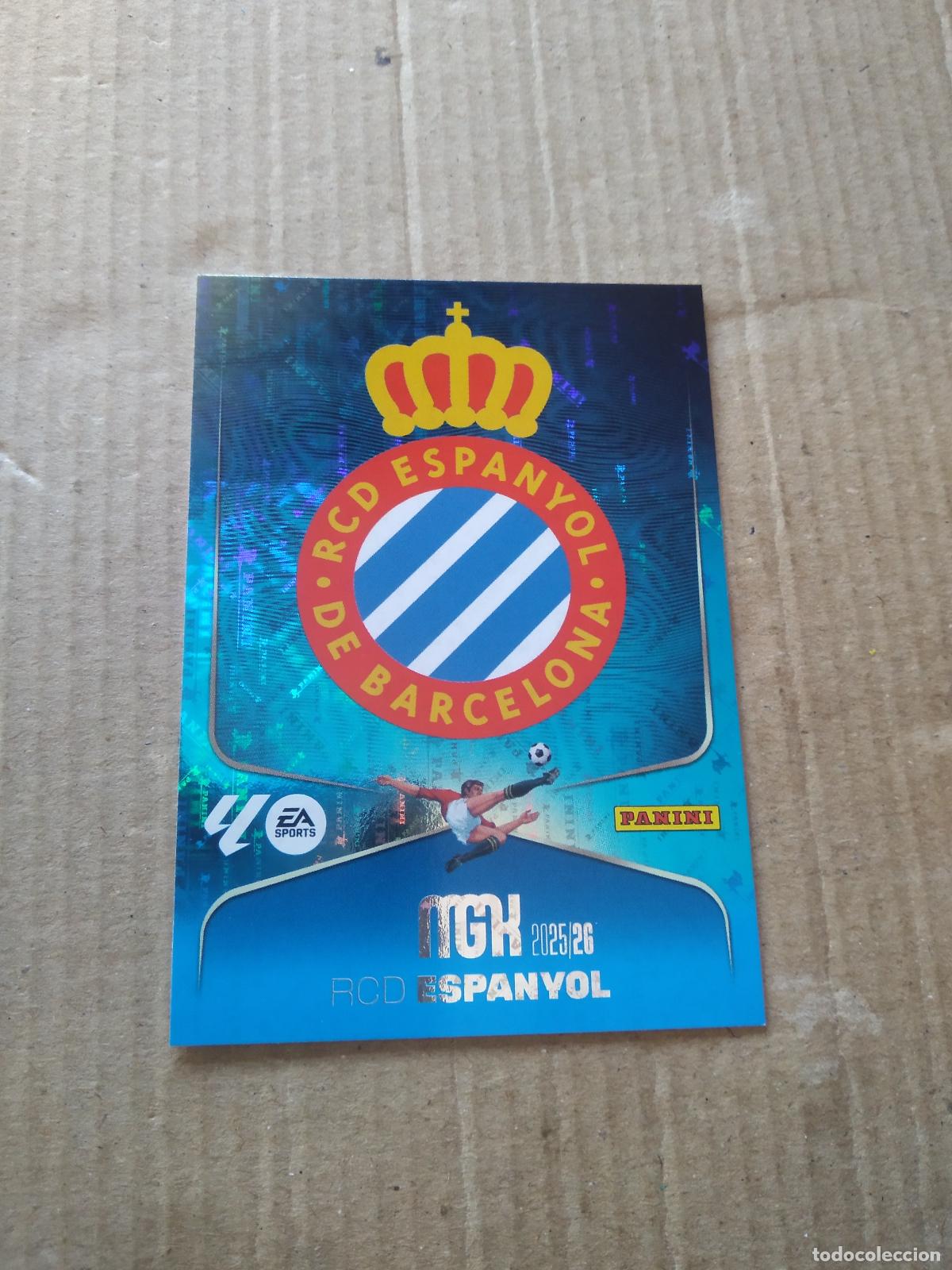 Cromos de f&uacute;tbol: 145 ESCUDO ESPANYOL CROMO FUTBOL PANINI LIGA MGKS 25-26 MEGACRACKS 2025-2026