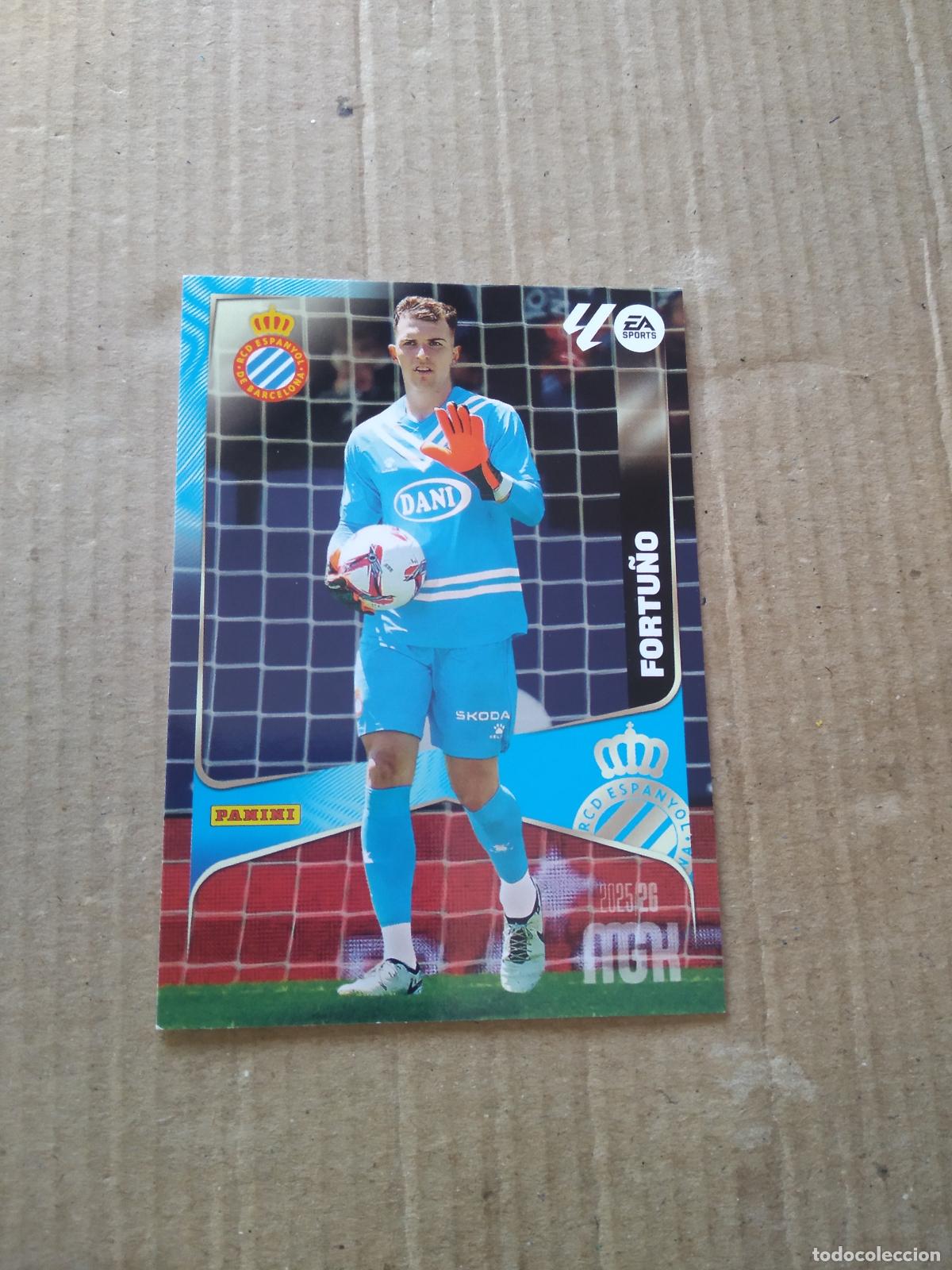 Cromos de f&uacute;tbol: 147 FORTU&Ntilde;O ESPANYOL CROMO FUTBOL PANINI LIGA MGKS 25-26 MEGACRACKS 2025-2026