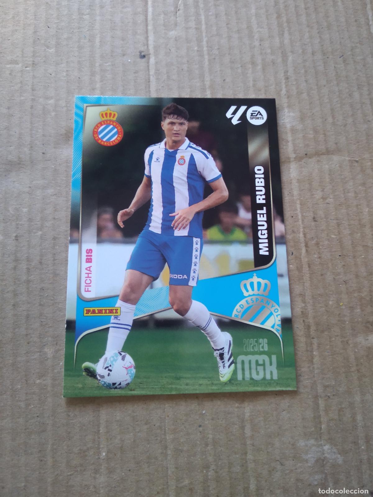 Cromos de f&uacute;tbol: 149 BIS MIGUEL RUBIO ESPANYOL CROMO FUTBOL PANINI LIGA MGKS 25-26 MEGACRACKS 2025-2026
