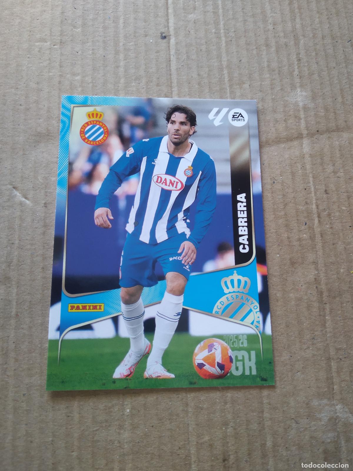 Cromos de f&uacute;tbol: 151 CABRERA ESPANYOL CROMO FUTBOL PANINI LIGA MGKS 25-26 MEGACRACKS 2025-2026