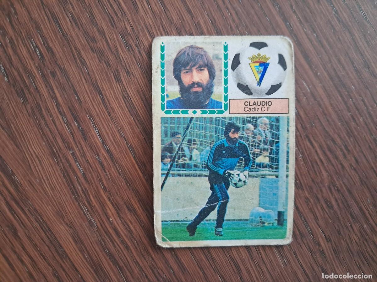 Cromos de f&uacute;tbol: cromo de futbol, ediciones Este 83-84, Claudio, Cadiz CF. sin pegar.