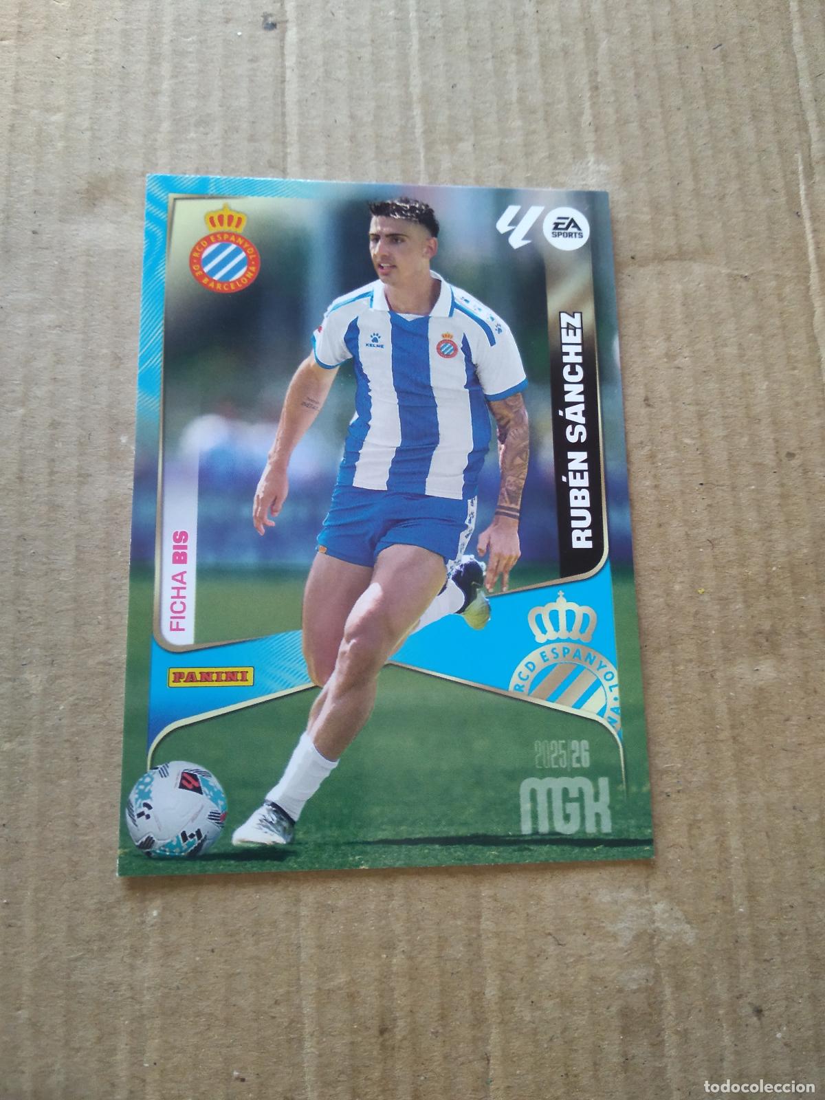 Cromos de f&uacute;tbol: 154 BIS RUBEN SANCHEZ ESPANYOL CROMO FUTBOL PANINI LIGA MGKS 25-26 MEGACRACKS 2025-2026