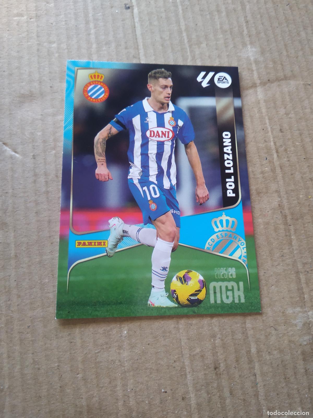 Cromos de f&uacute;tbol: 156 POL LOZANO ESPANYOL CROMO FUTBOL PANINI LIGA MGKS 25-26 MEGACRACKS 2025-2026