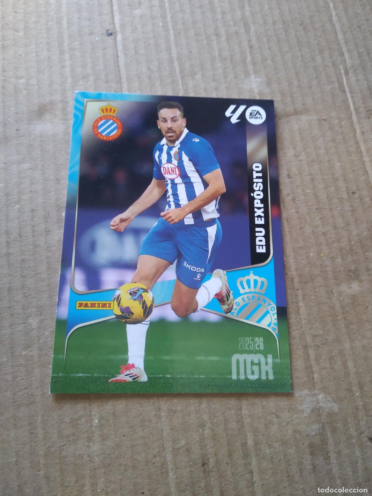 Cromos de f&uacute;tbol: 157 EDU EXPOSITO ESPANYOL CROMO FUTBOL PANINI LIGA MGKS 25-26 MEGACRACKS 2025-2026