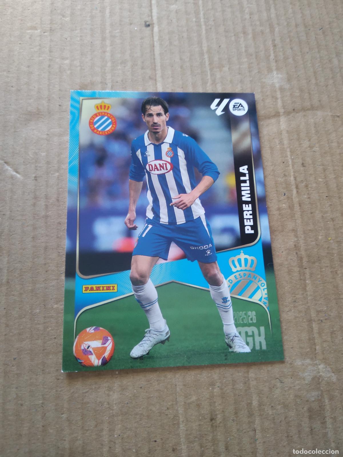 Cromos de f&uacute;tbol: 160 PERE MILLA ESPANYOL CROMO FUTBOL PANINI LIGA MGKS 25-26 MEGACRACKS 2025-2026