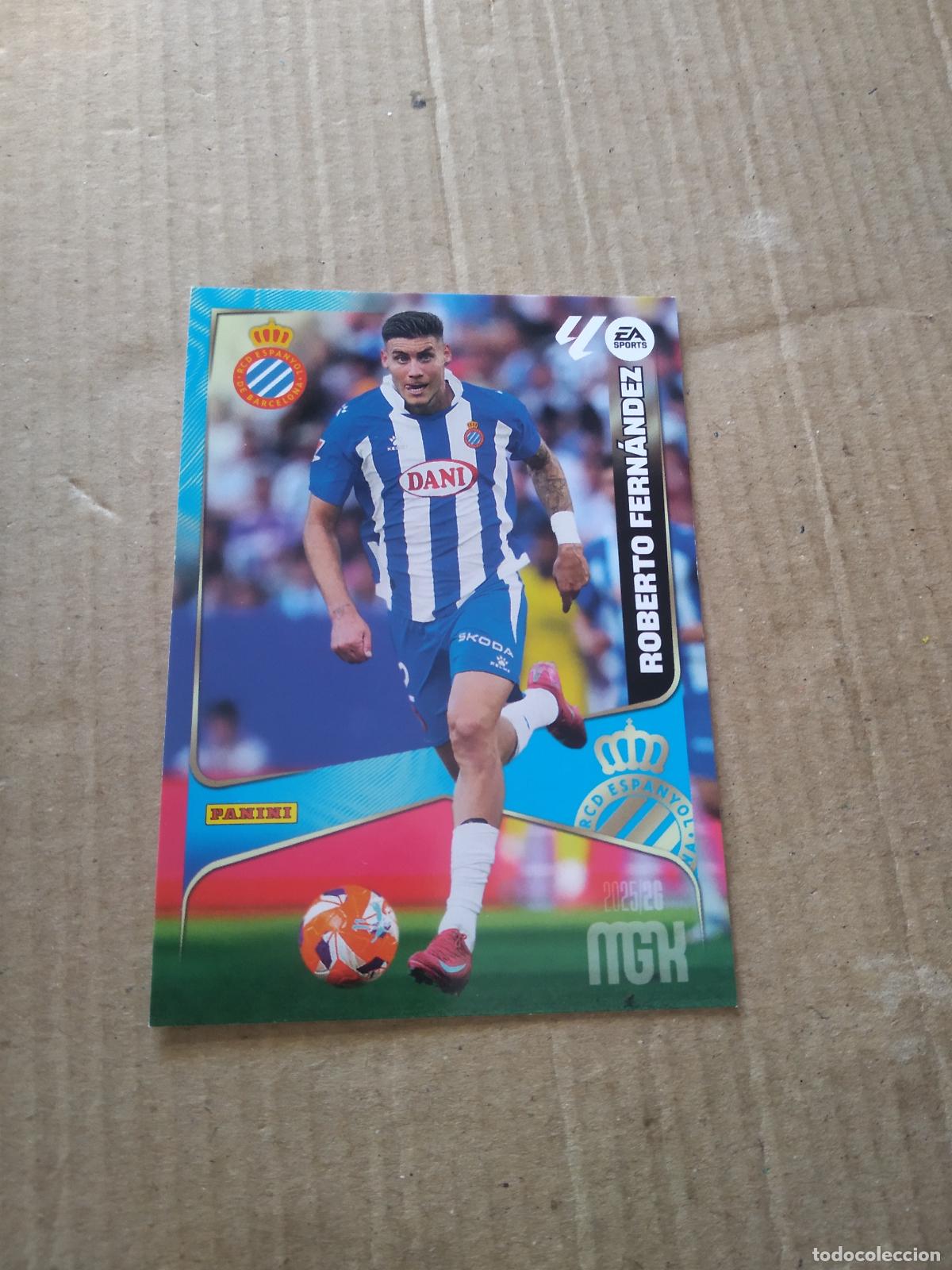 Cromos de f&uacute;tbol: 162 ROBERTO FERNANDEZ ESPANYOL CROMO FUTBOL PANINI LIGA MGKS 25-26 MEGACRACKS 2025-2026