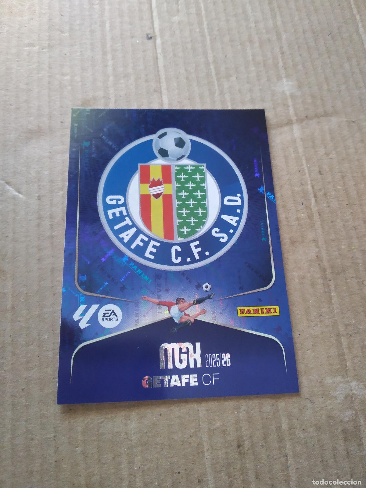 Cromos de f&uacute;tbol: 163 ESCUDO GETAFE CROMO FUTBOL PANINI LIGA MGKS 25-26 MEGACRACKS 2025-2026