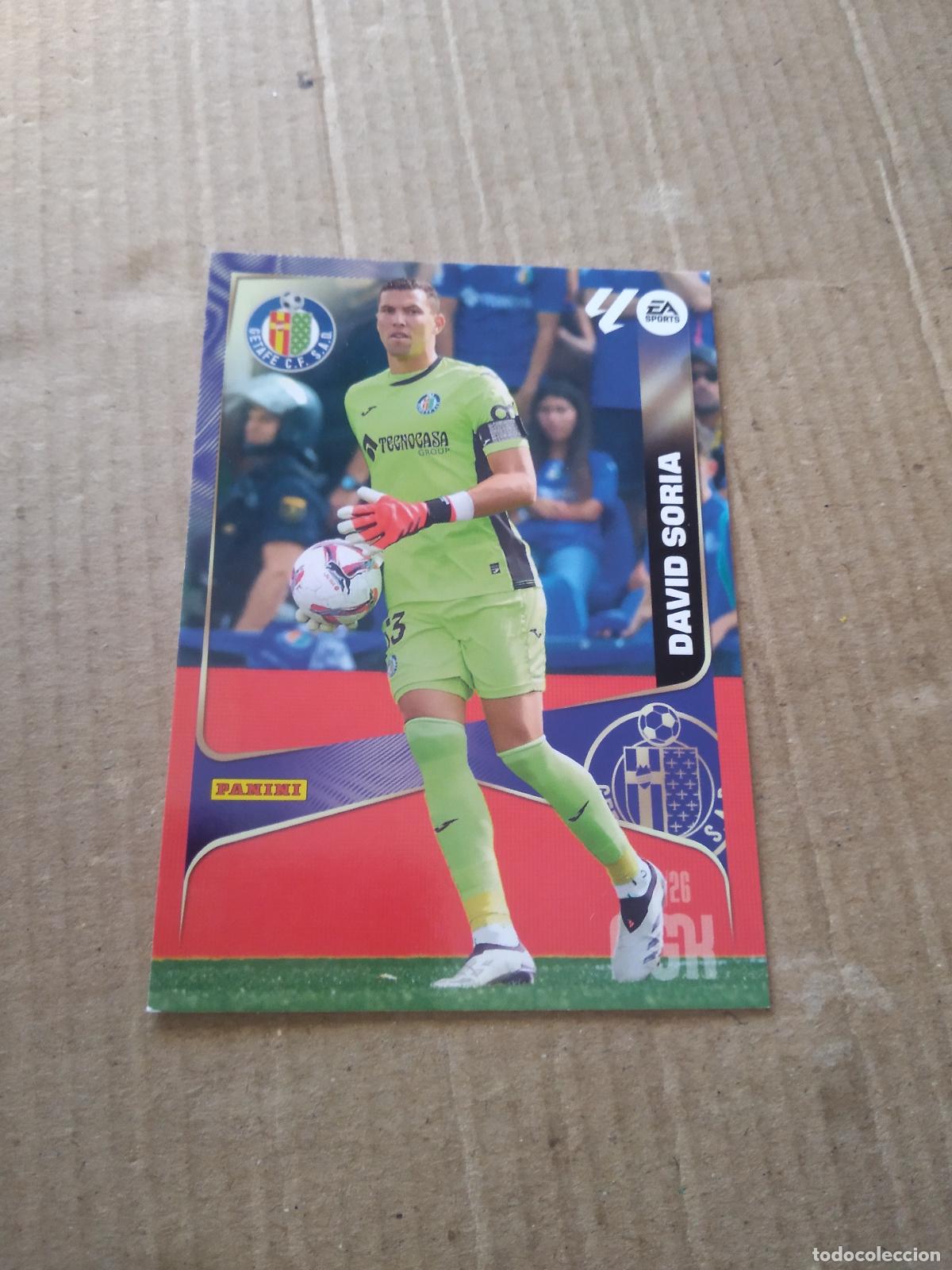 Cromos de f&uacute;tbol: 164 DAVID SORIA GETAFE CROMO FUTBOL PANINI LIGA MGKS 25-26 MEGACRACKS 2025-2026