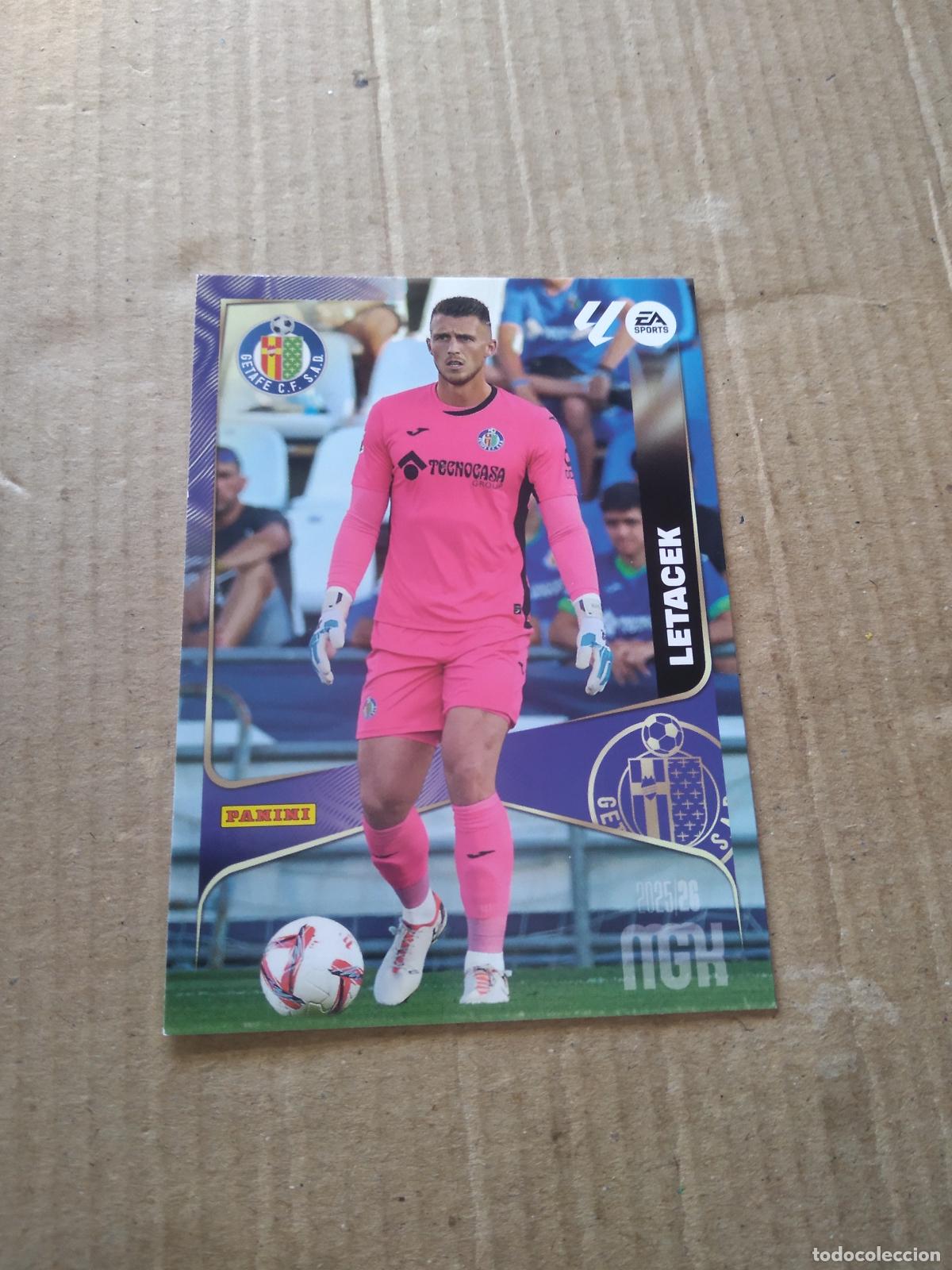 Cromos de f&uacute;tbol: 165 LETACEK GETAFE CROMO FUTBOL PANINI LIGA MGKS 25-26 MEGACRACKS 2025-2026