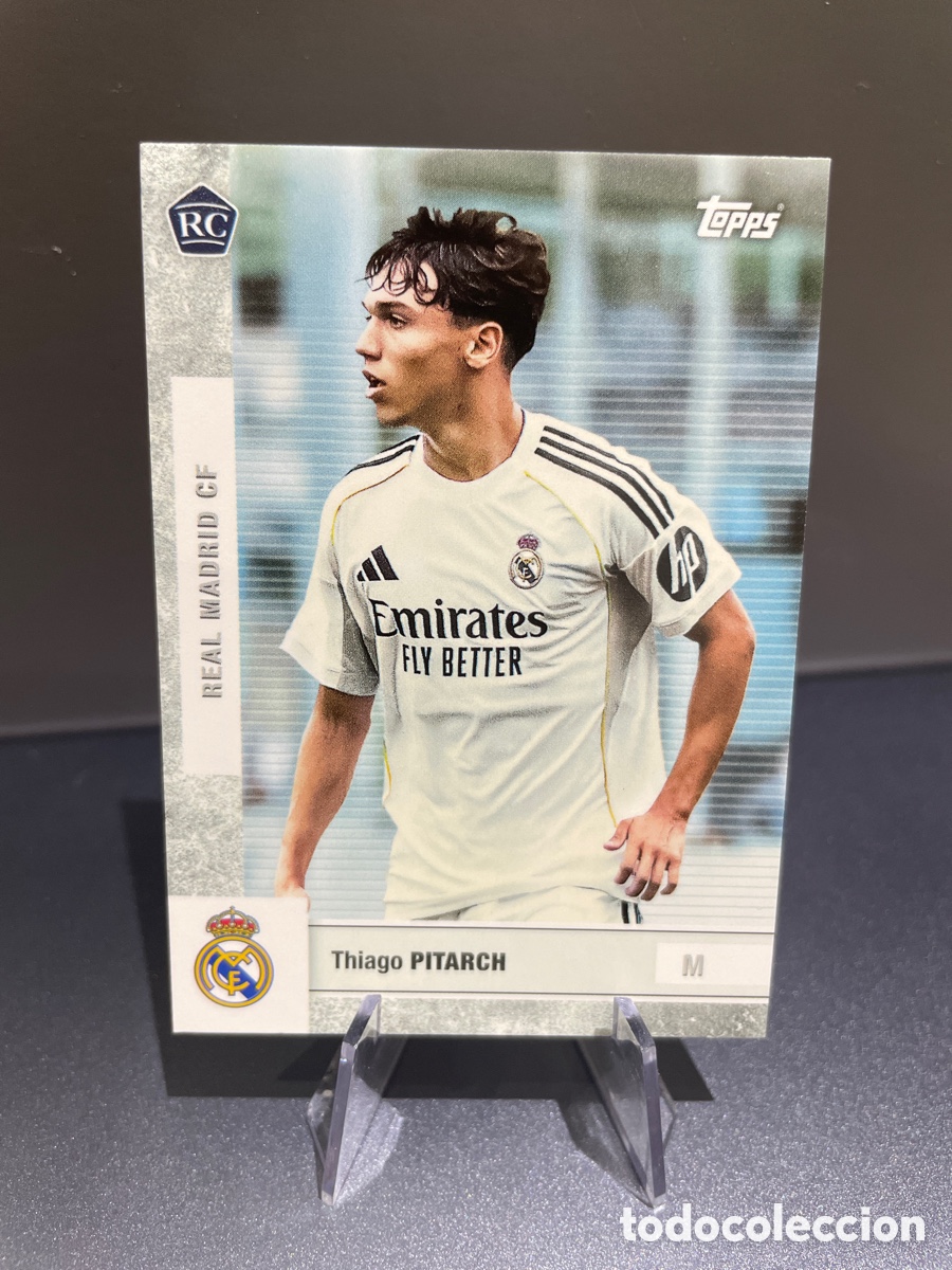 Cromos de f&uacute;tbol: Thiago Pitarch 9 Rookie Topps Team Set Real Madrid 2025-26