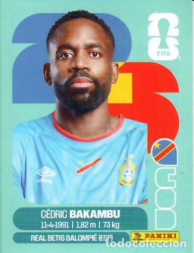Cromos de f&uacute;tbol: CROMO PANINI MUNDIAL WORLD CUP 2026 - COD19 COD 19 - BAKAMBU - CONGO