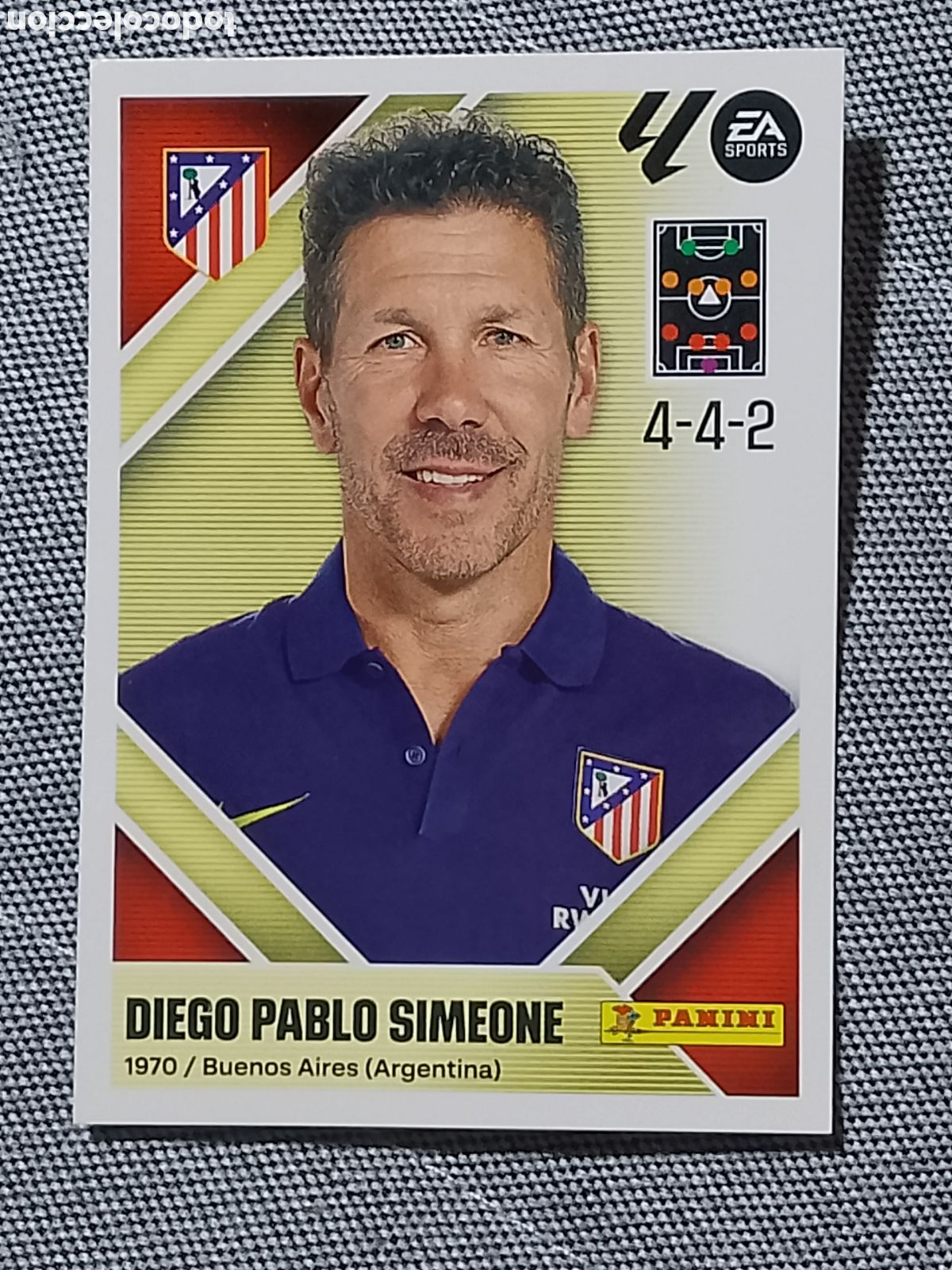 Fu&szlig;ball-Sticker: DIEGO PABLO SIMEONE ..ATLETICO MADRID . LALIGA LA LIGA 26 27 N 2 2026 2027 PANINI ESTE