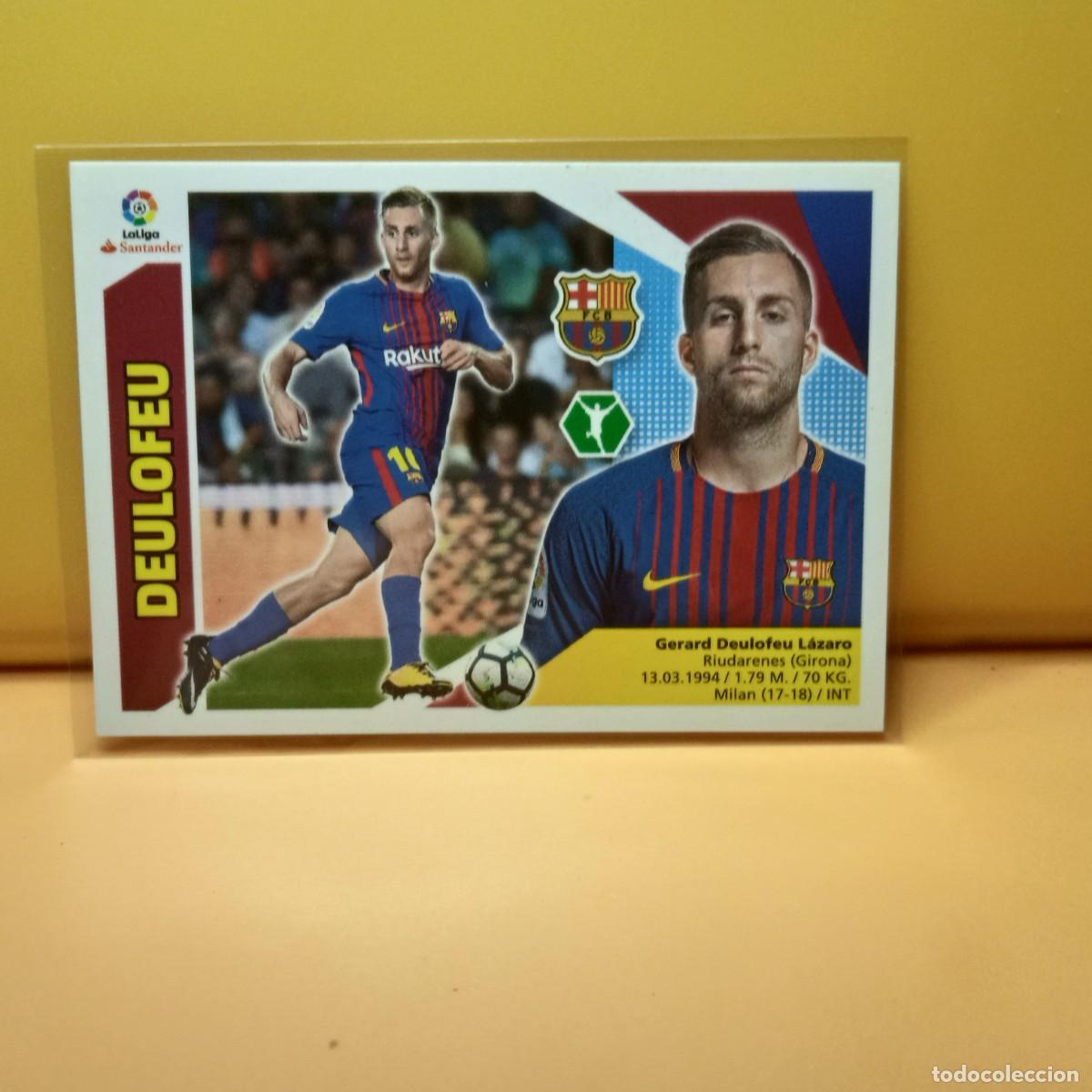 Cromos de f&uacute;tbol: EDICIONES ESTE 2017 2018 17 18 COLOCA, F.C BARCELONA DEULOFEU 16 BIS (3&ordf; EDICI&Oacute;N)