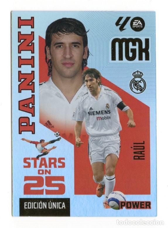 Cromos de f&uacute;tbol: 426P RAUL STARS ON 25 POWER EDICION UNICA MEGACRACKS 2026 2027 26 27 MGK PANINI