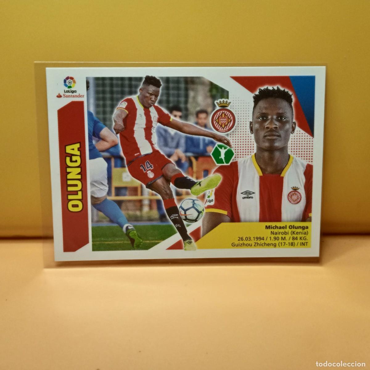 Cromos de f&uacute;tbol: EDICIONES ESTE 2017 2018 17 18 COLOCA, GIRONA F.C OLUNGA 14 BIS (4&ordf; EDICI&Oacute;N)
